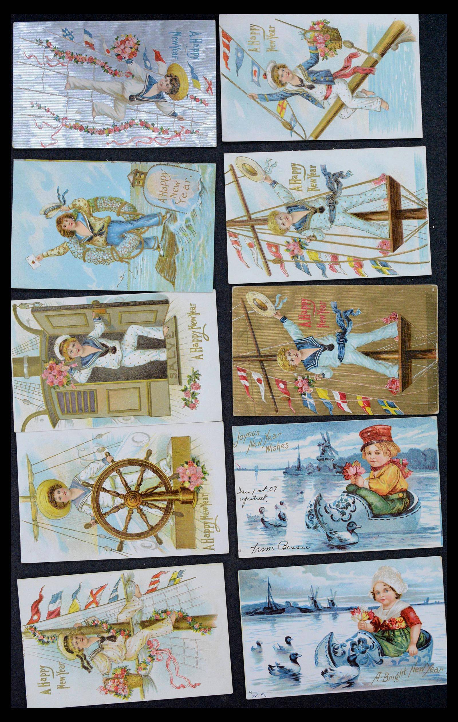 39268 0044 - Stamp collection 39268 USA picture postcards 1900-1930.