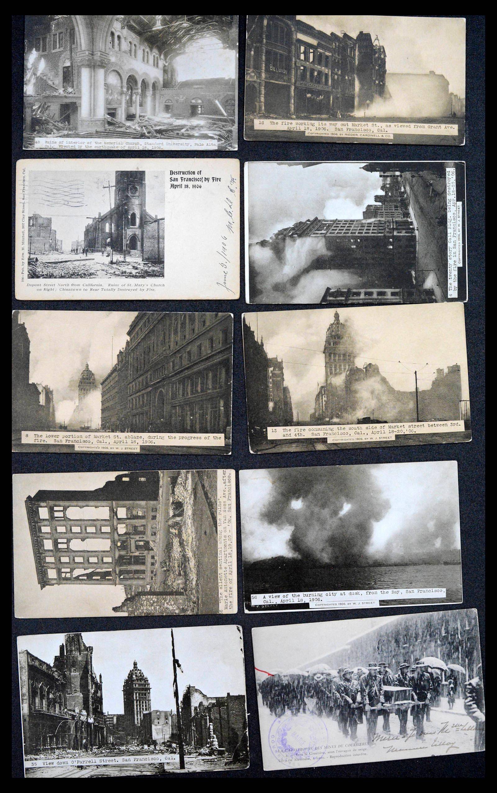 39268 0051 - Stamp collection 39268 USA picture postcards 1900-1930.