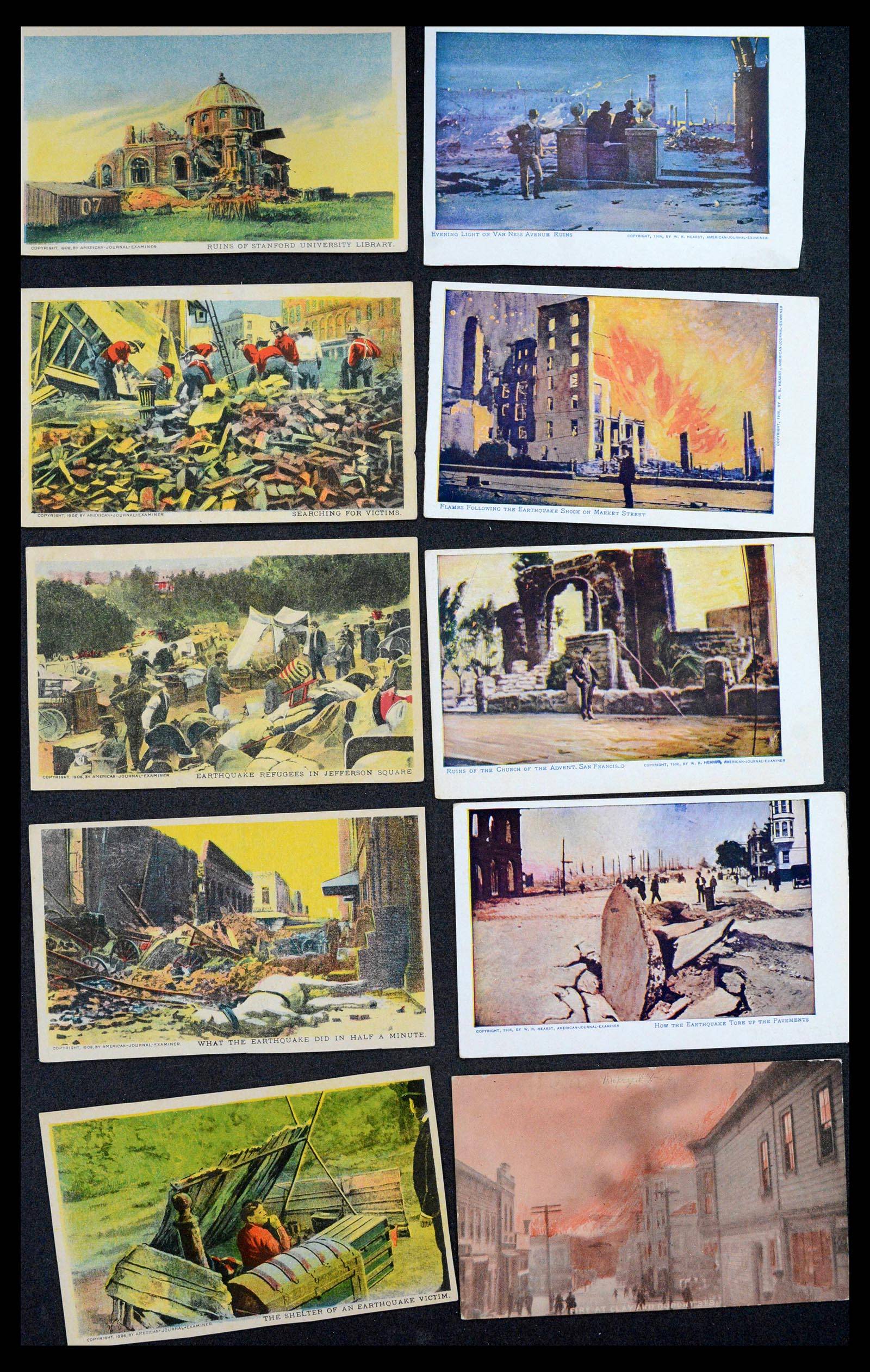39268 0060 - Stamp collection 39268 USA picture postcards 1900-1930.