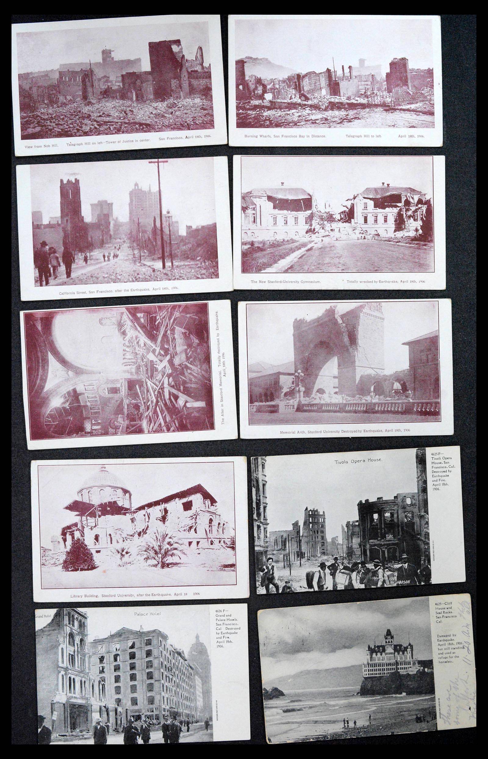 39268 0066 - Stamp collection 39268 USA picture postcards 1900-1930.
