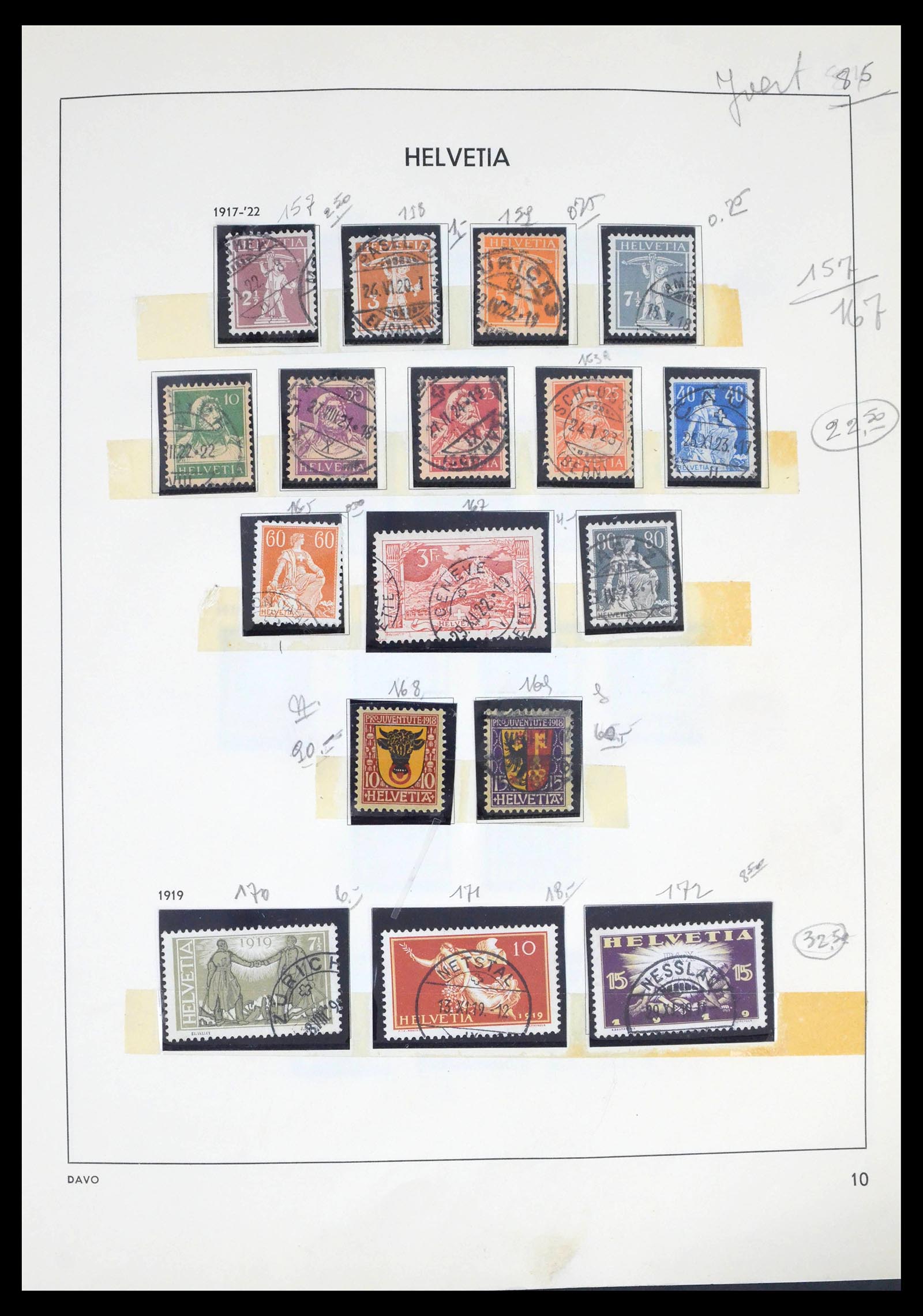39270 0004 - Postzegelverzameling 39270 Zwitserland 1854-1983.