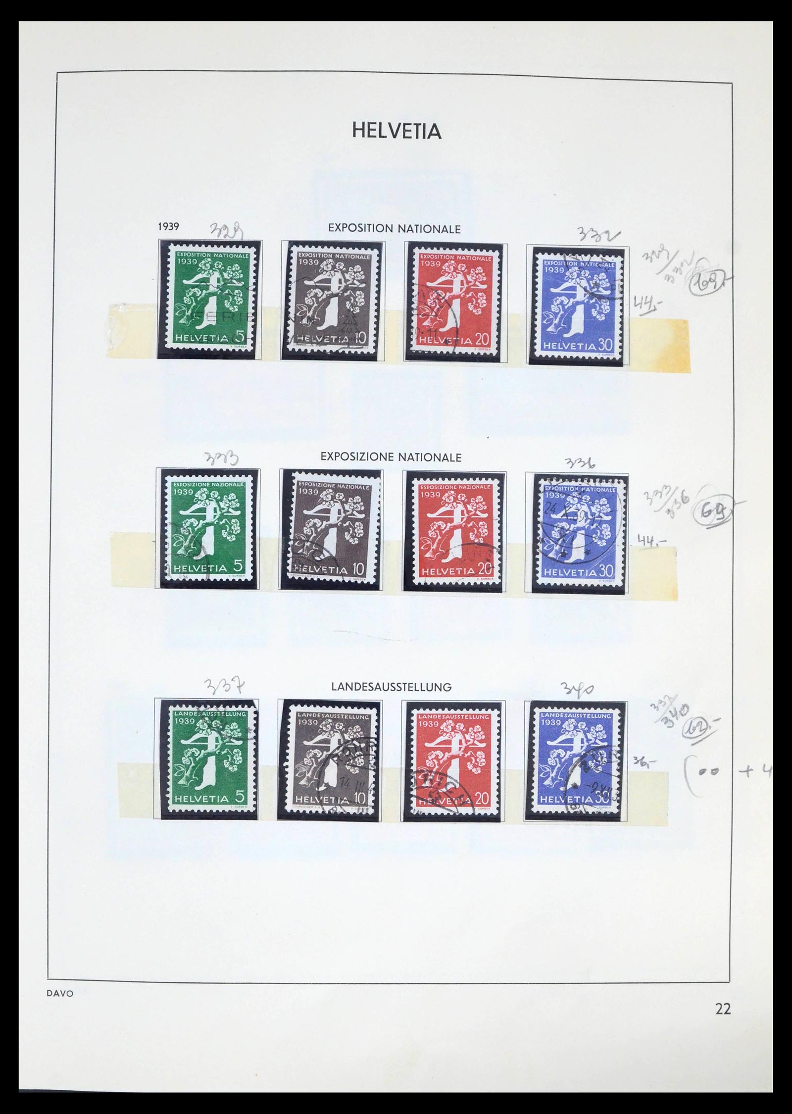 39270 0016 - Postzegelverzameling 39270 Zwitserland 1854-1983.