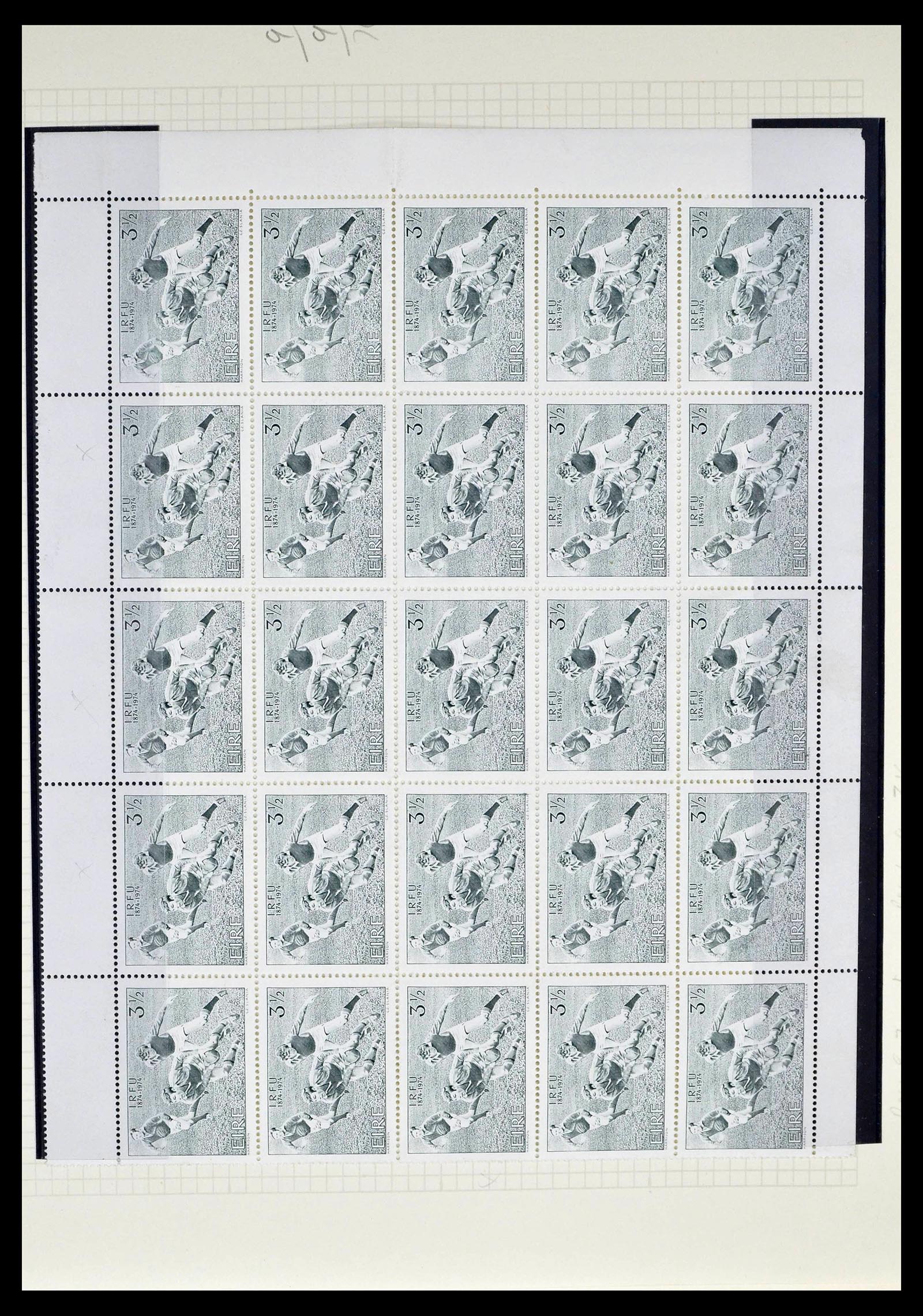39272 0034 - Stamp collection 39272 Ireland plateflaws and varities 1963-1981.