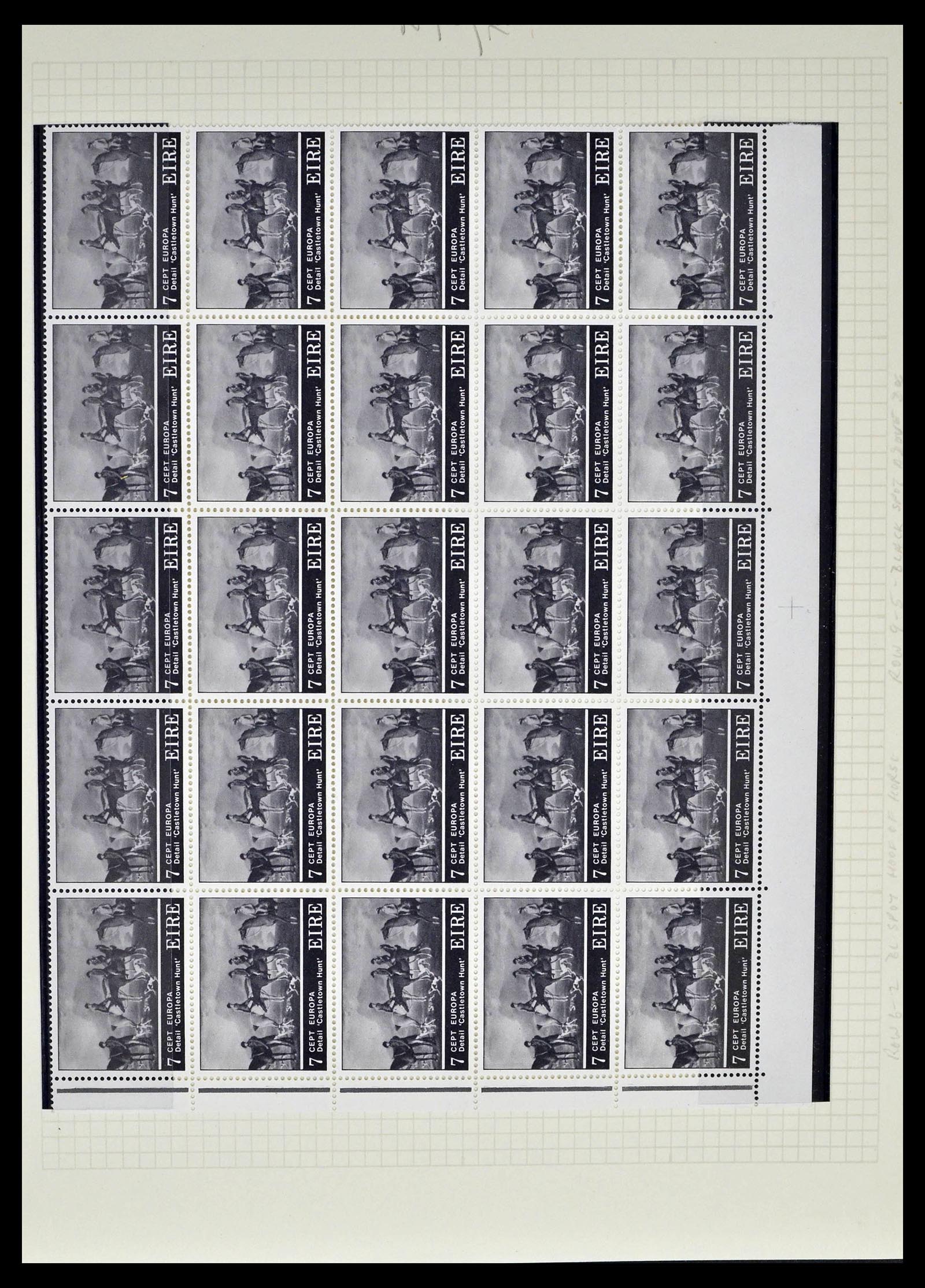 39272 0041 - Postzegelverzameling 39272 Ierland plaatfouten en variëteiten 1963-19