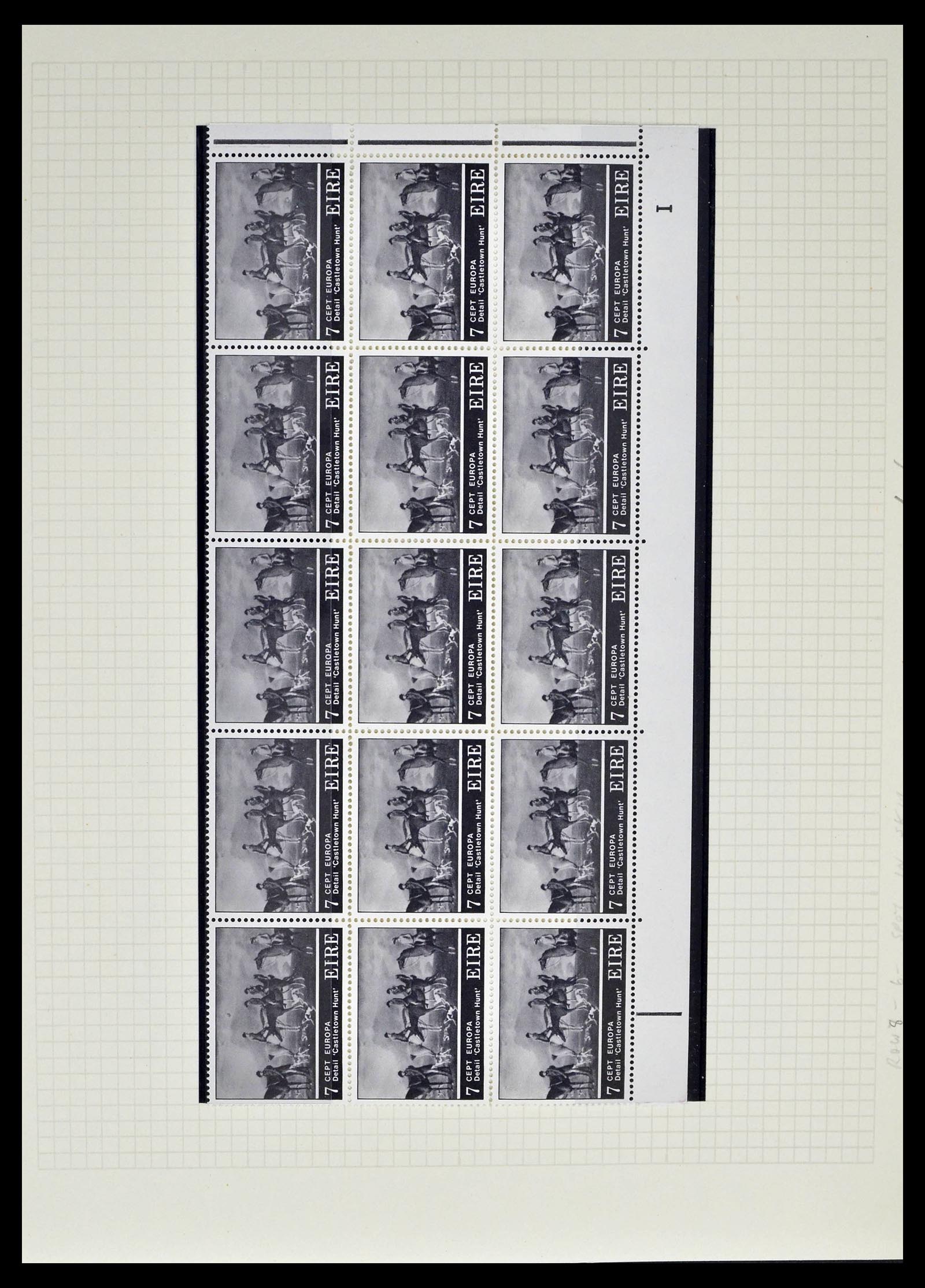 39272 0042 - Stamp collection 39272 Ireland plateflaws and varities 1963-1981.