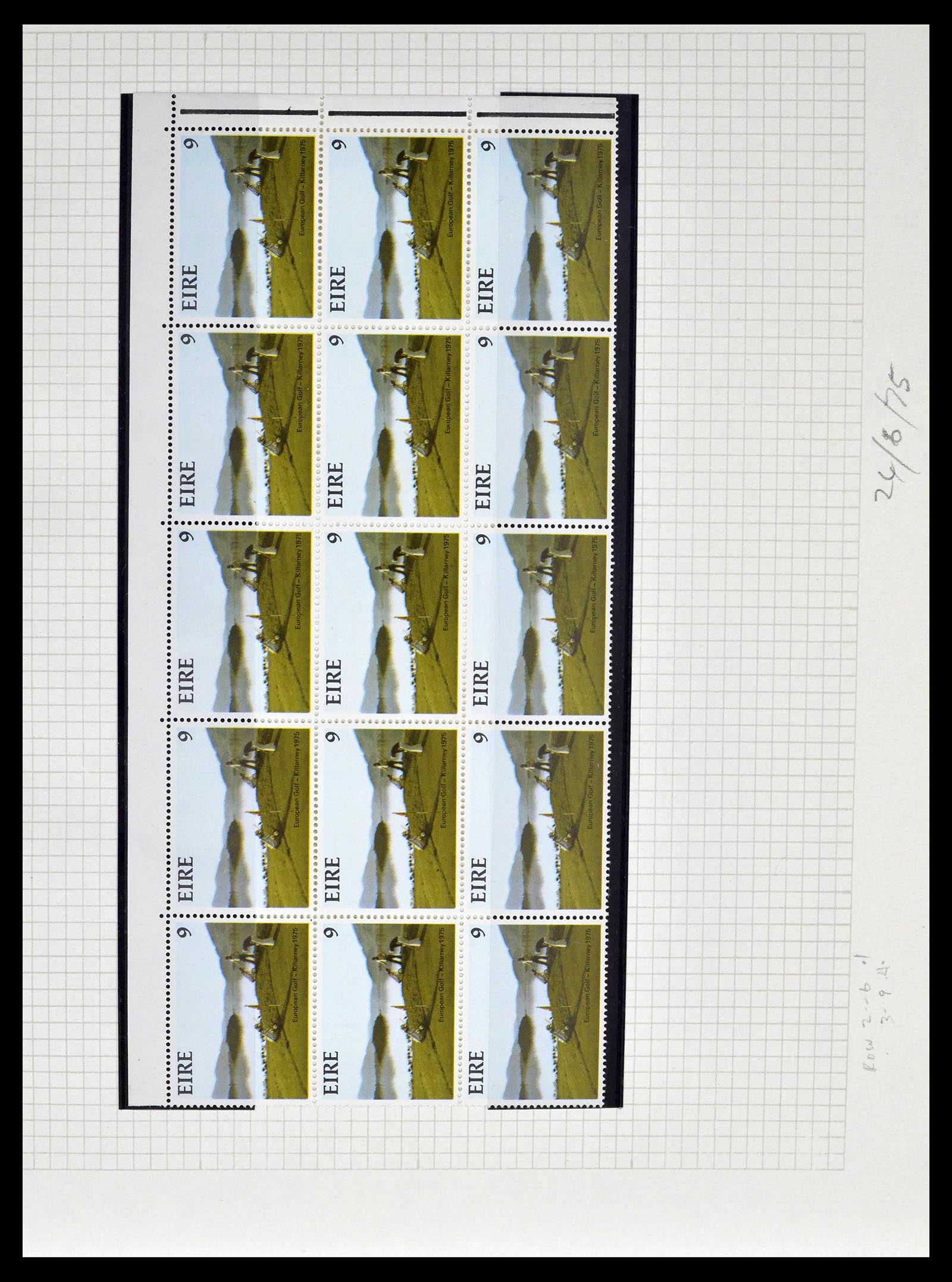 39272 0045 - Stamp collection 39272 Ireland plateflaws and varities 1963-1981.