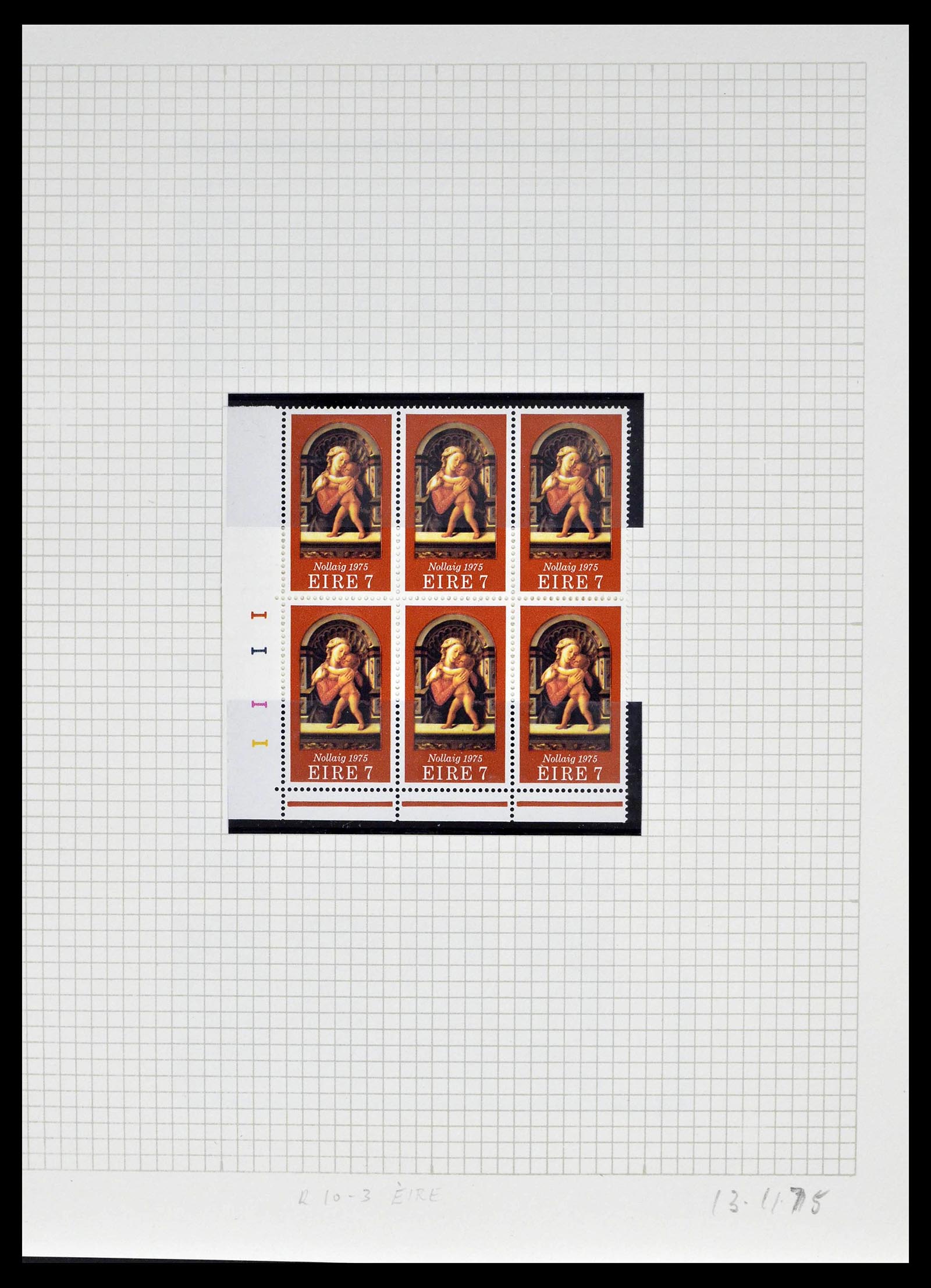39272 0053 - Postzegelverzameling 39272 Ierland plaatfouten en variëteiten 1963-19