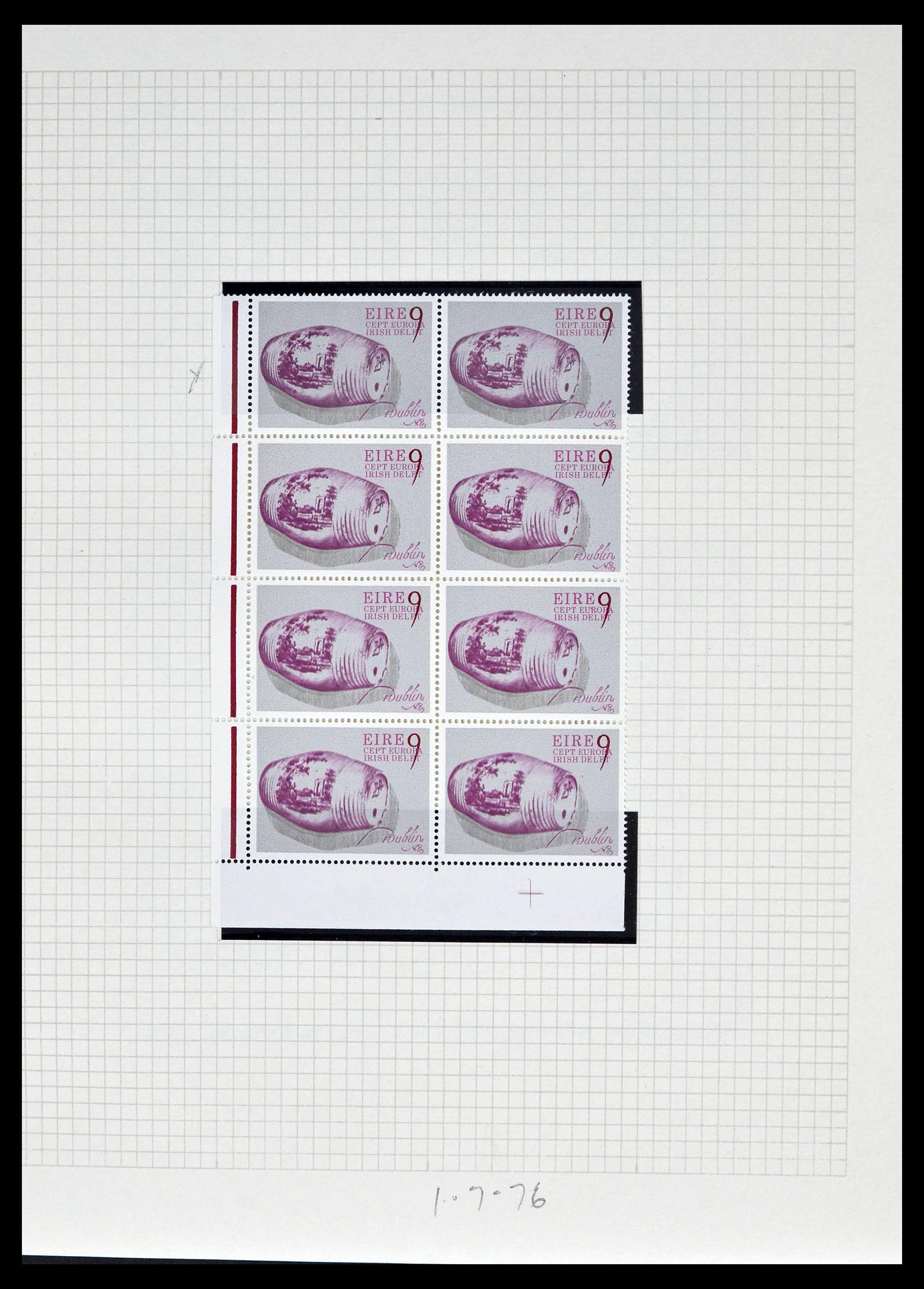 39272 0058 - Postzegelverzameling 39272 Ierland plaatfouten en variëteiten 1963-19