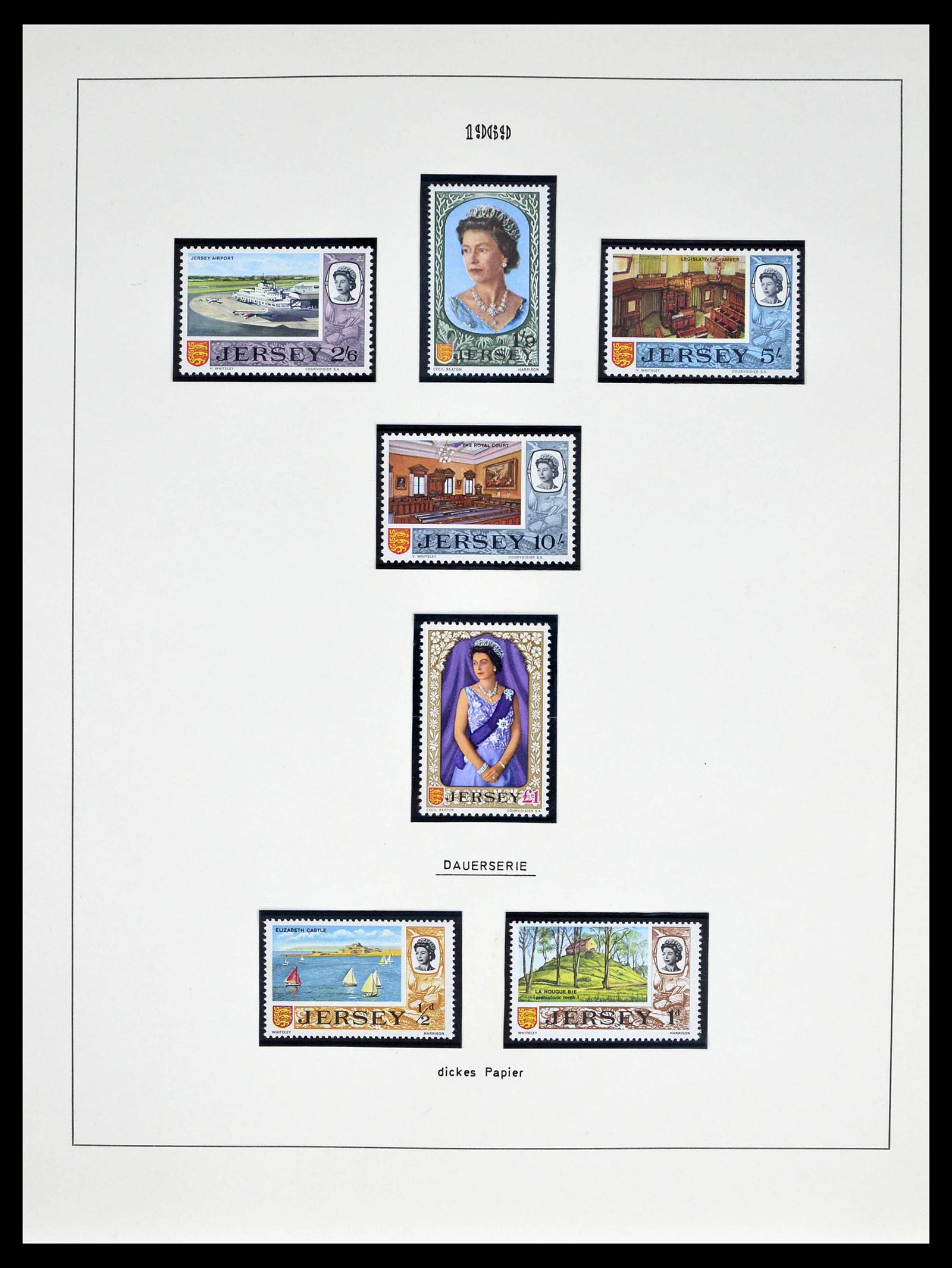 39273 0004 - Postzegelverzameling 39273 Kanaaleilanden 1941-1982.