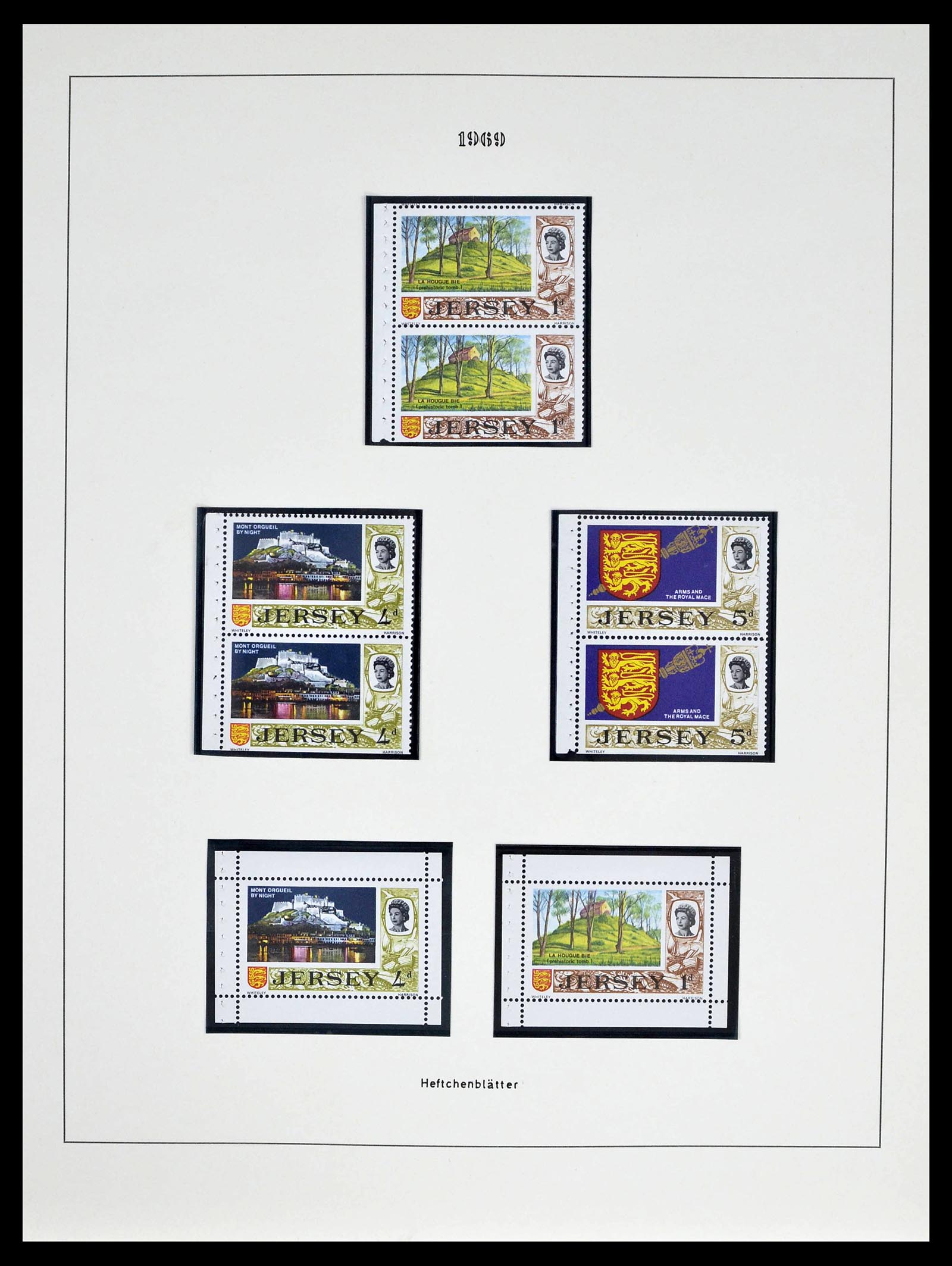 39273 0005 - Postzegelverzameling 39273 Kanaaleilanden 1941-1982.