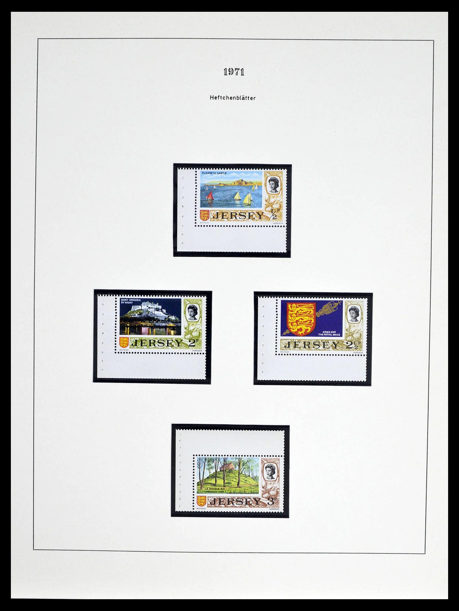 39273 0010 - Postzegelverzameling 39273 Kanaaleilanden 1941-1982.