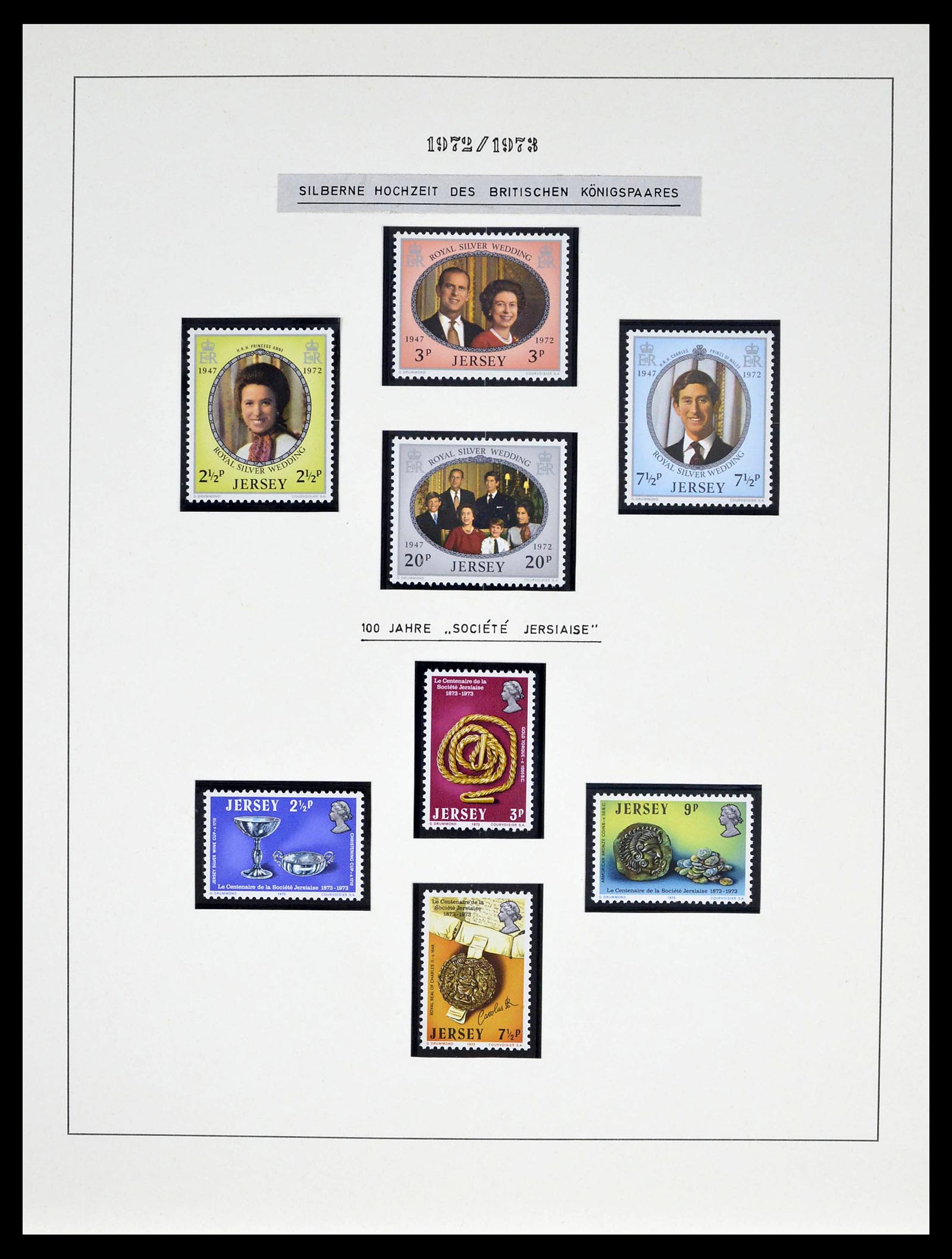 39273 0016 - Postzegelverzameling 39273 Kanaaleilanden 1941-1982.