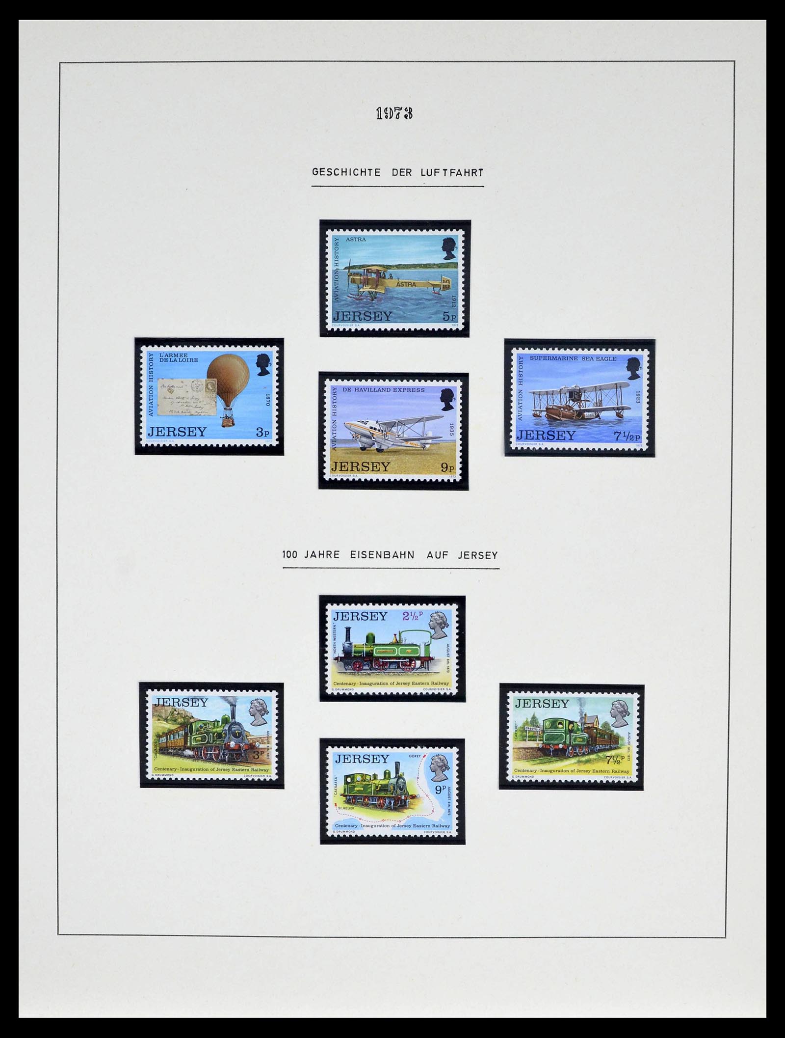 39273 0017 - Postzegelverzameling 39273 Kanaaleilanden 1941-1982.