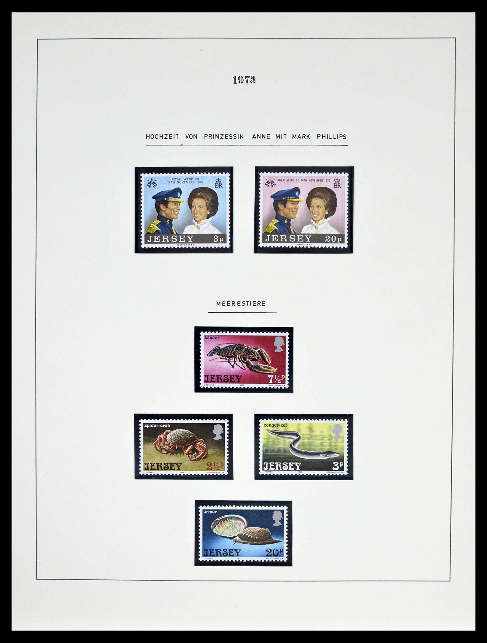 39273 0018 - Postzegelverzameling 39273 Kanaaleilanden 1941-1982.