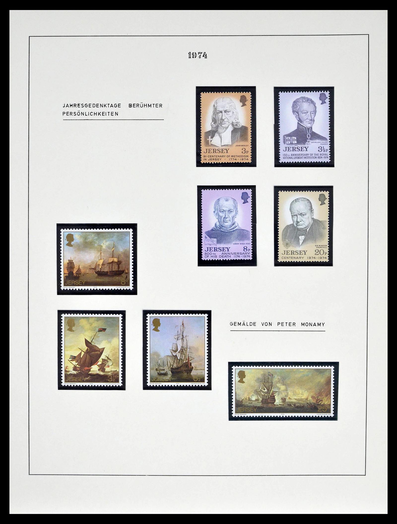 39273 0020 - Postzegelverzameling 39273 Kanaaleilanden 1941-1982.