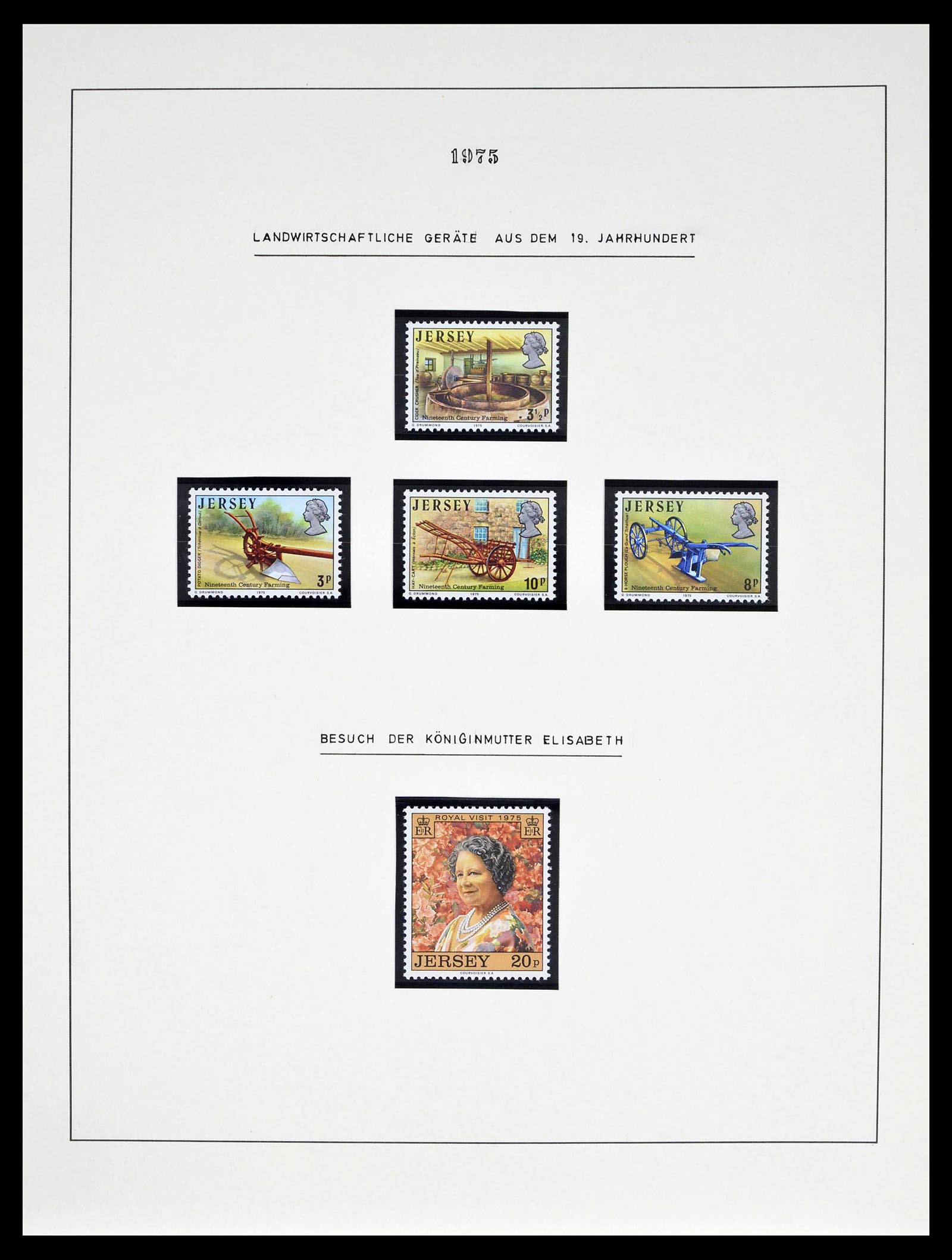 39273 0021 - Postzegelverzameling 39273 Kanaaleilanden 1941-1982.