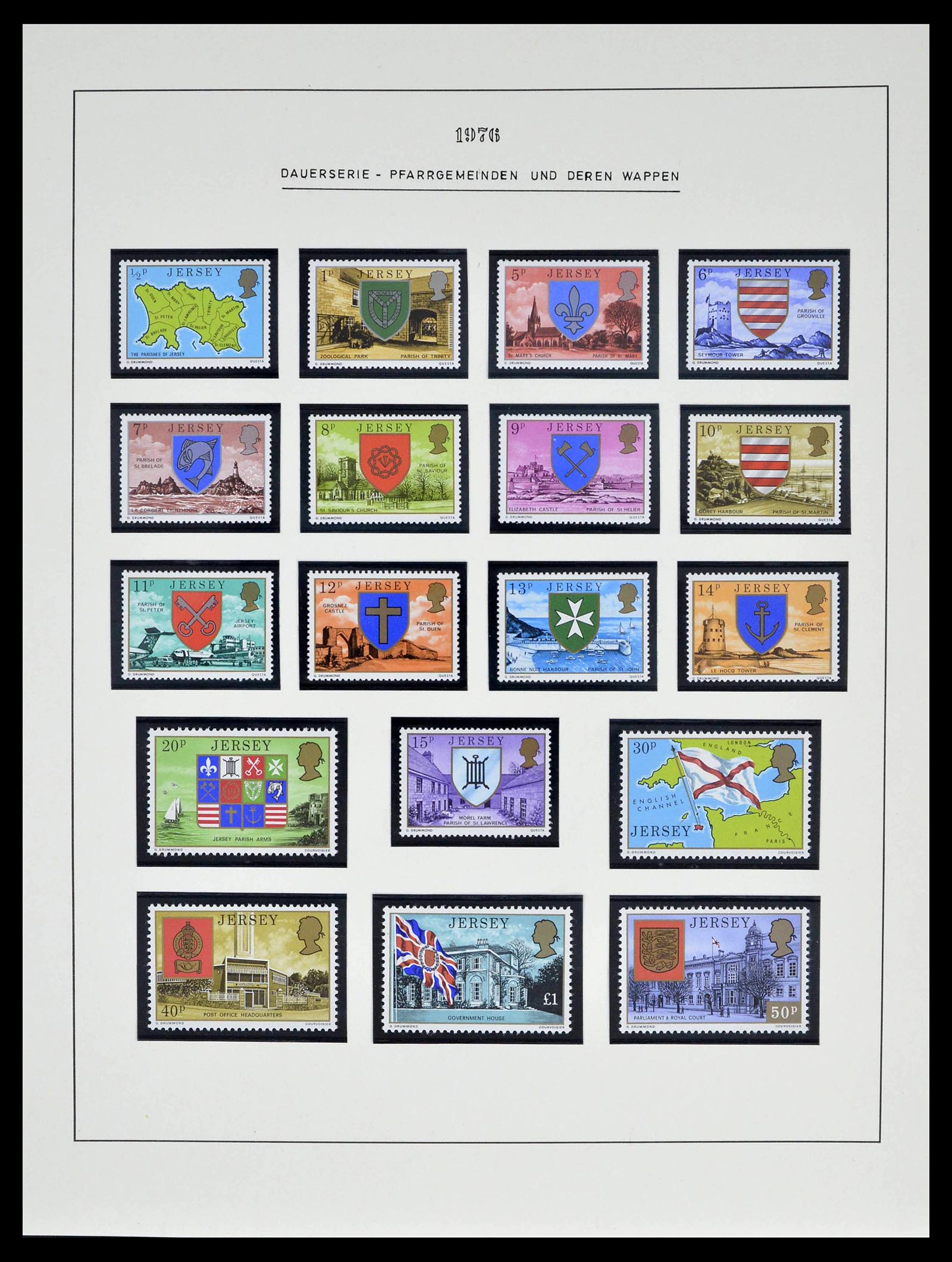 39273 0024 - Postzegelverzameling 39273 Kanaaleilanden 1941-1982.