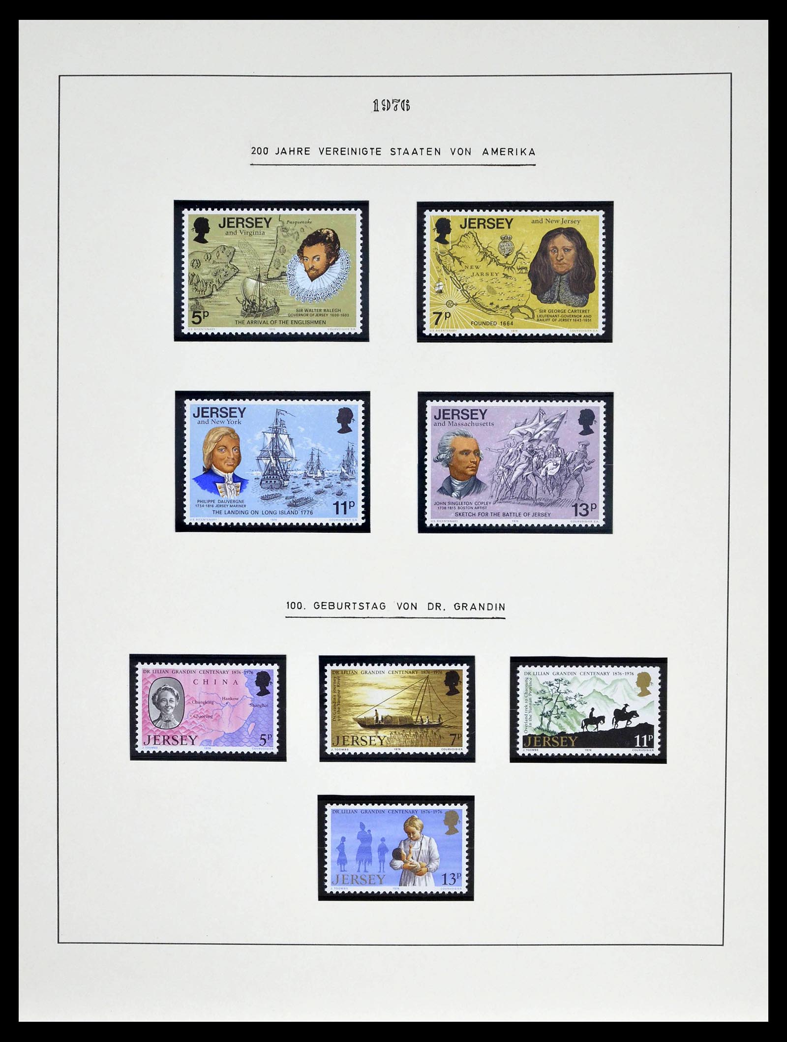 39273 0025 - Postzegelverzameling 39273 Kanaaleilanden 1941-1982.