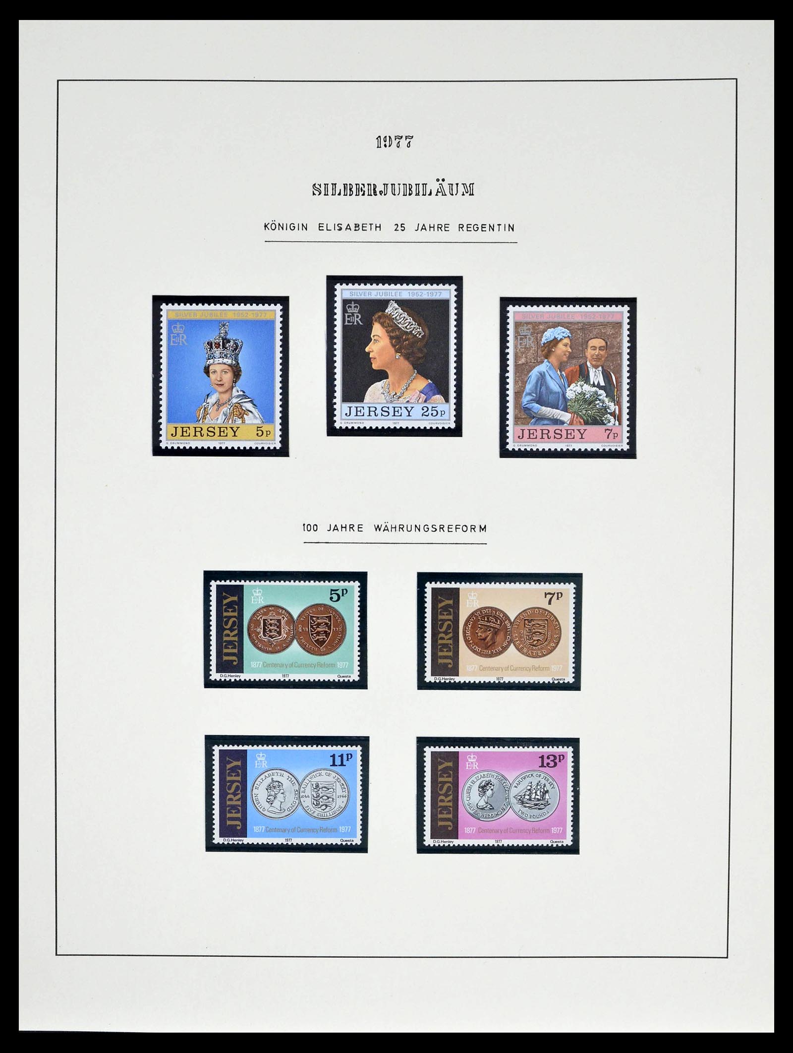 39273 0026 - Postzegelverzameling 39273 Kanaaleilanden 1941-1982.