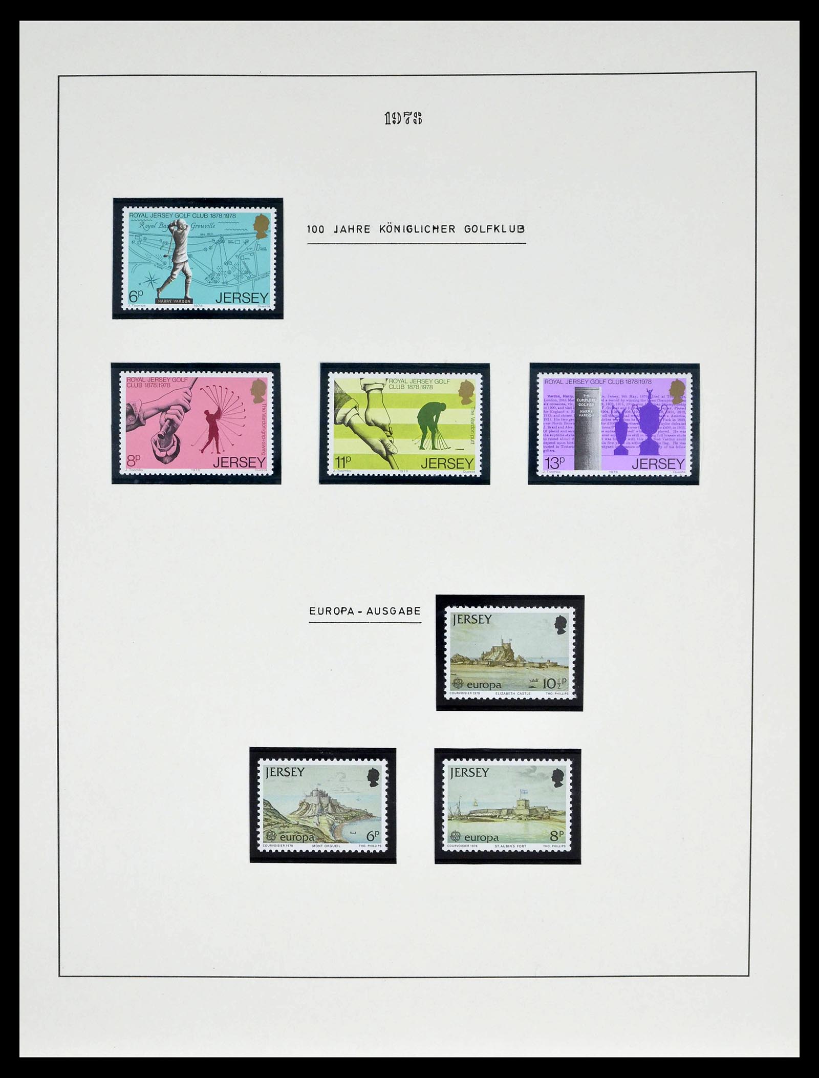 39273 0029 - Postzegelverzameling 39273 Kanaaleilanden 1941-1982.