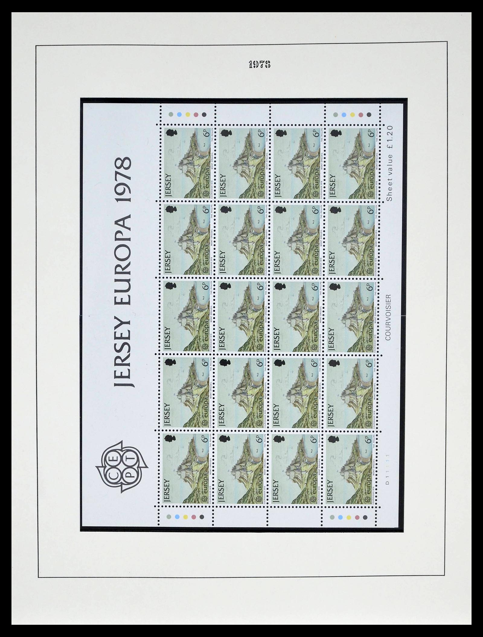 39273 0030 - Postzegelverzameling 39273 Kanaaleilanden 1941-1982.