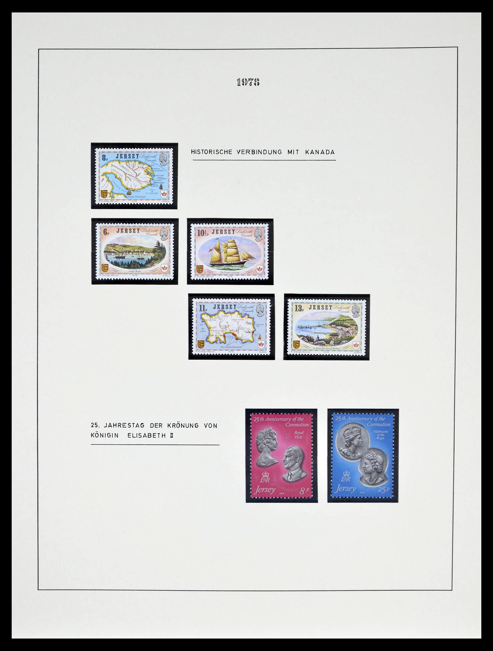 39273 0033 - Postzegelverzameling 39273 Kanaaleilanden 1941-1982.