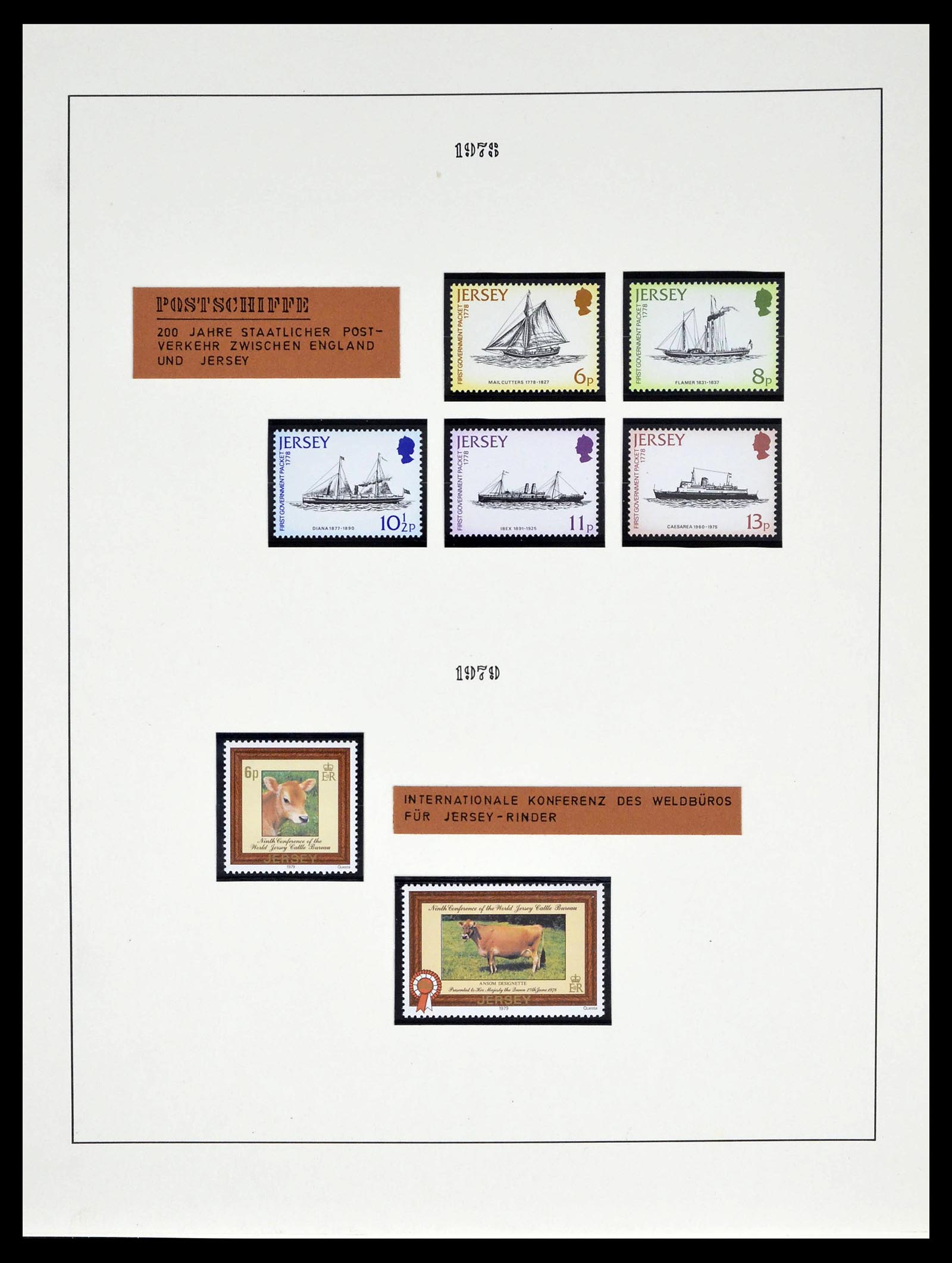 39273 0034 - Stamp collection 39273 Channel Islands 1941-1982.