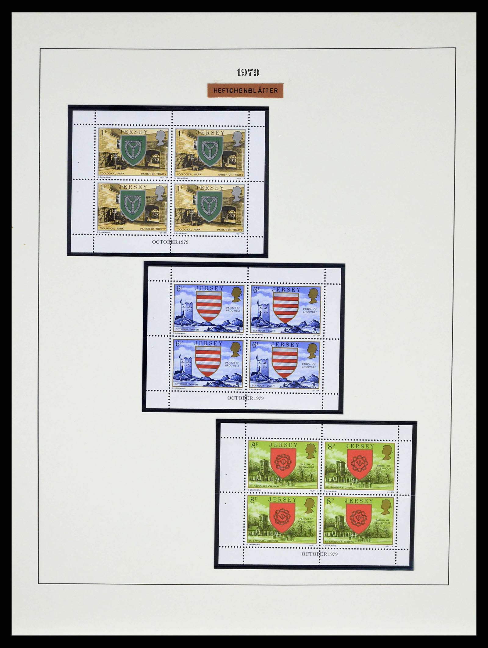 39273 0035 - Postzegelverzameling 39273 Kanaaleilanden 1941-1982.
