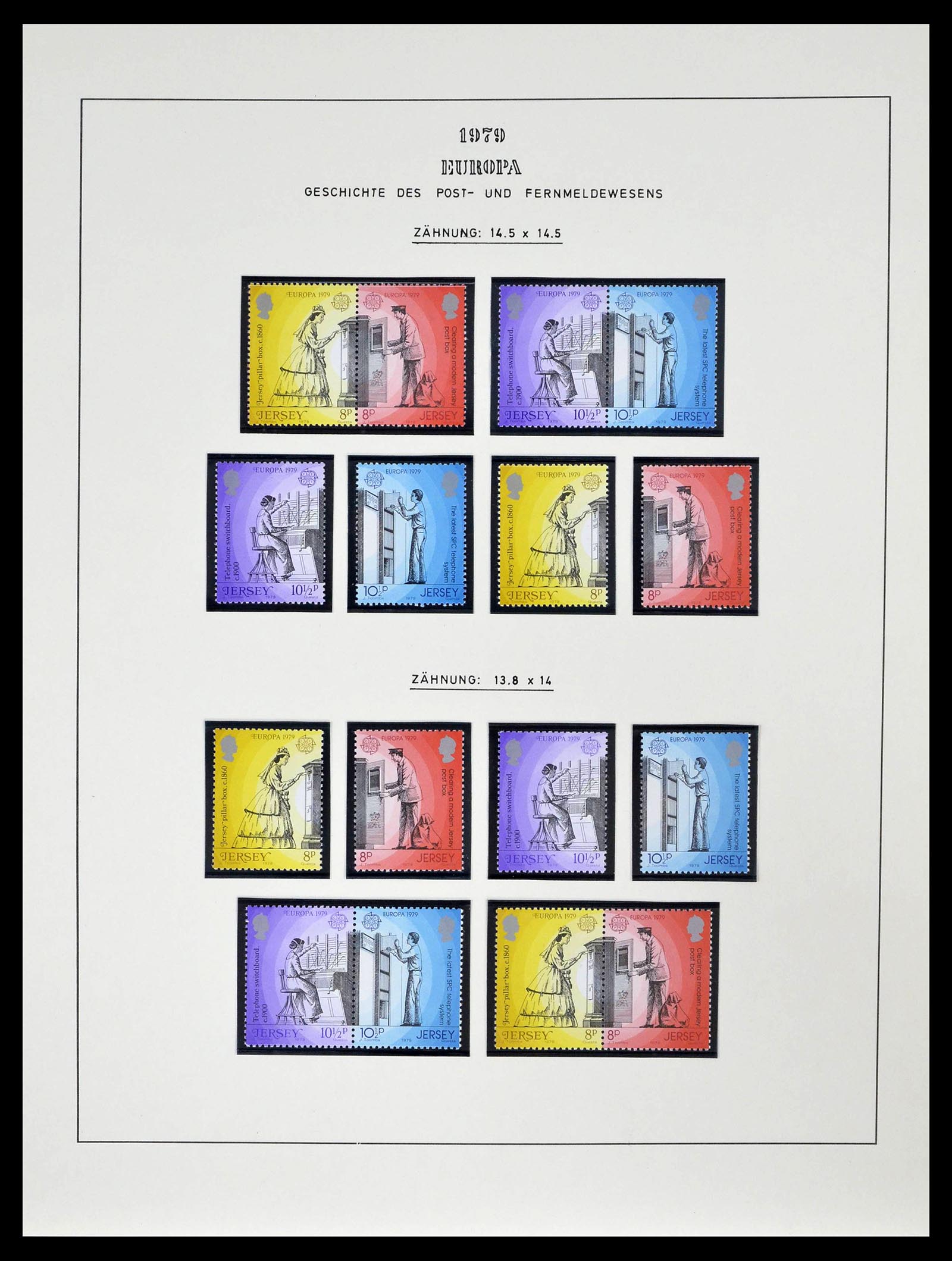 39273 0036 - Postzegelverzameling 39273 Kanaaleilanden 1941-1982.