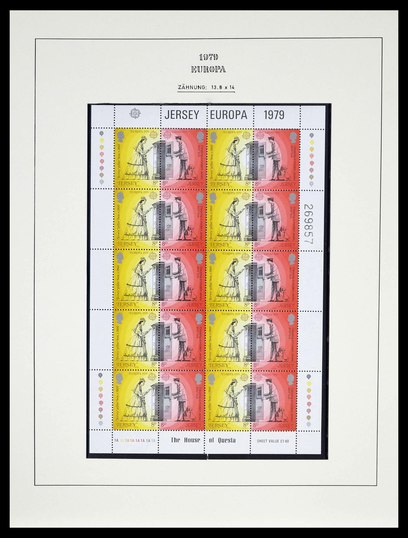 39273 0039 - Postzegelverzameling 39273 Kanaaleilanden 1941-1982.