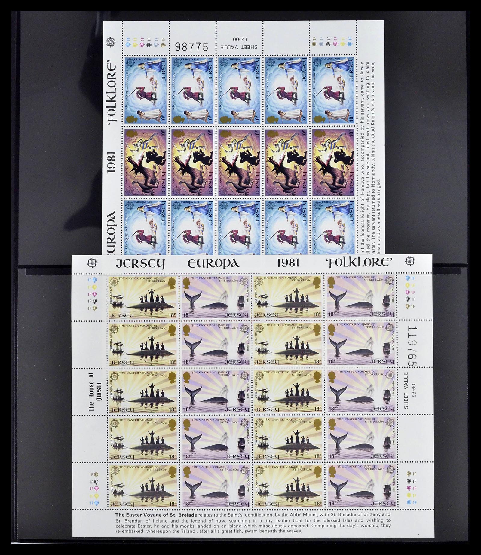 39273 0045 - Postzegelverzameling 39273 Kanaaleilanden 1941-1982.