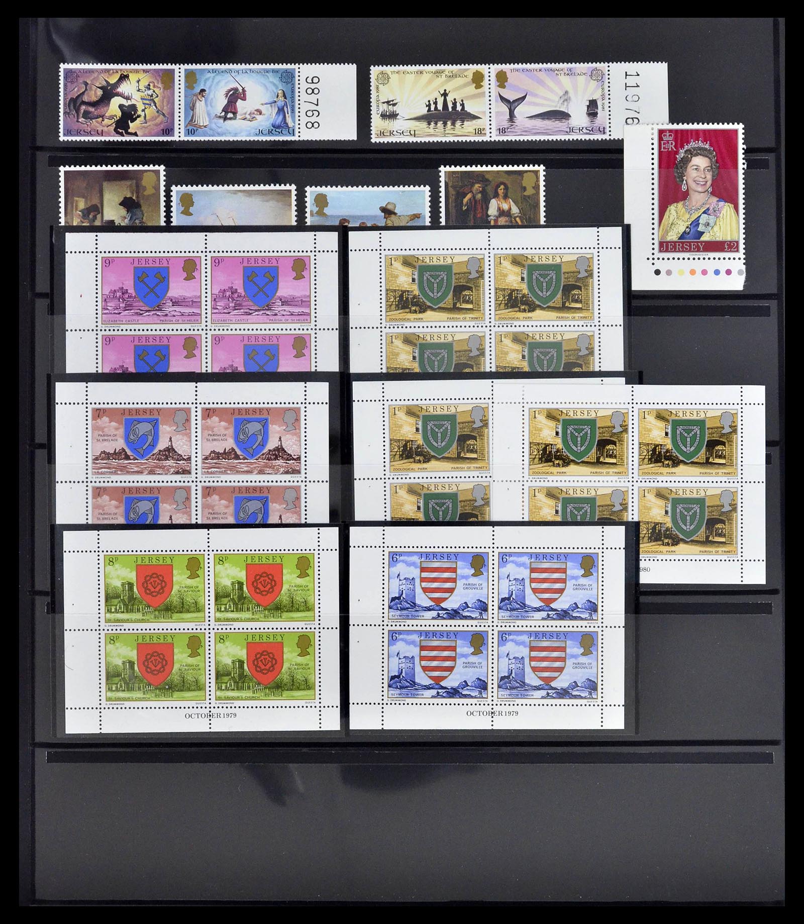 39273 0047 - Postzegelverzameling 39273 Kanaaleilanden 1941-1982.