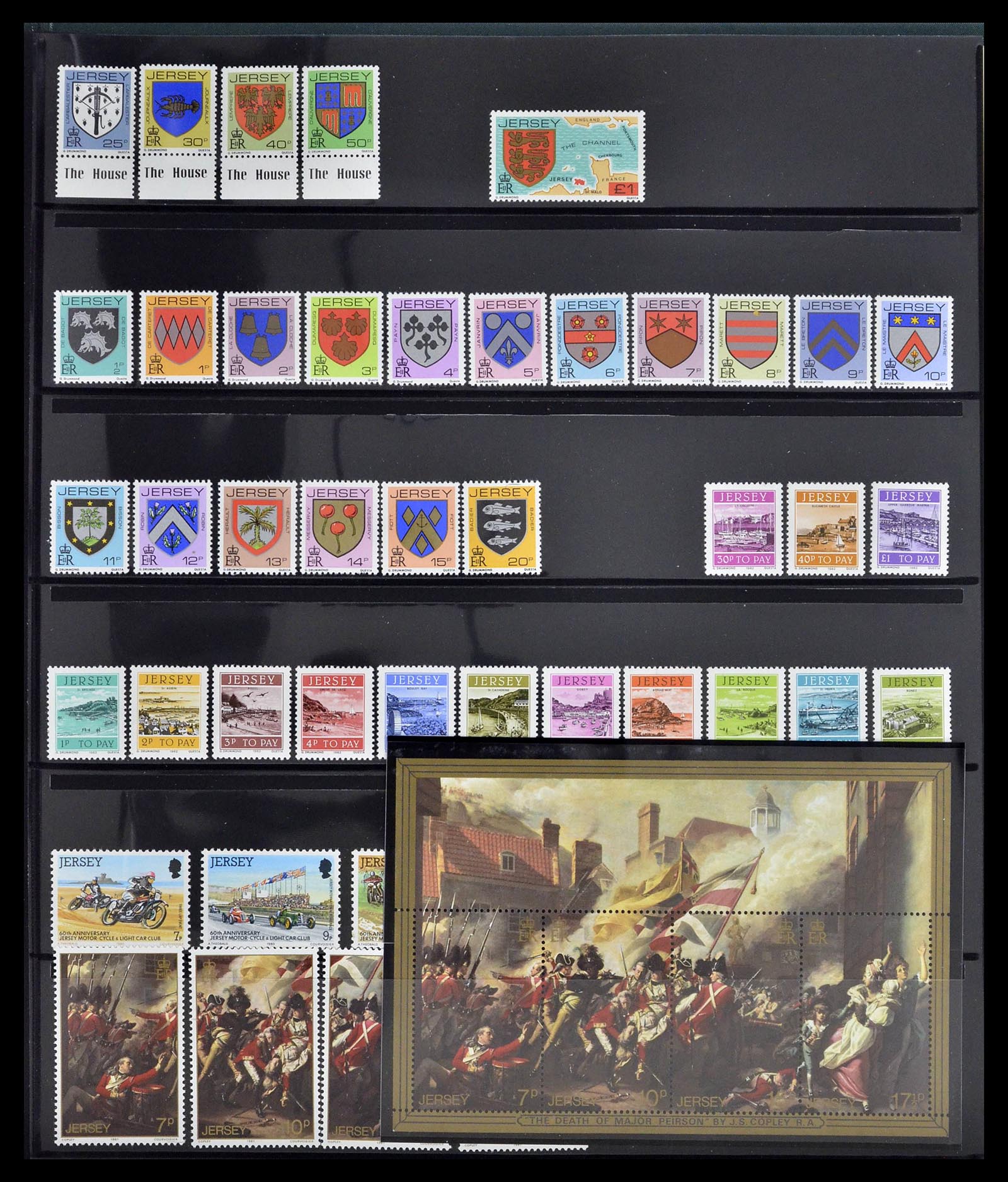 39273 0049 - Postzegelverzameling 39273 Kanaaleilanden 1941-1982.