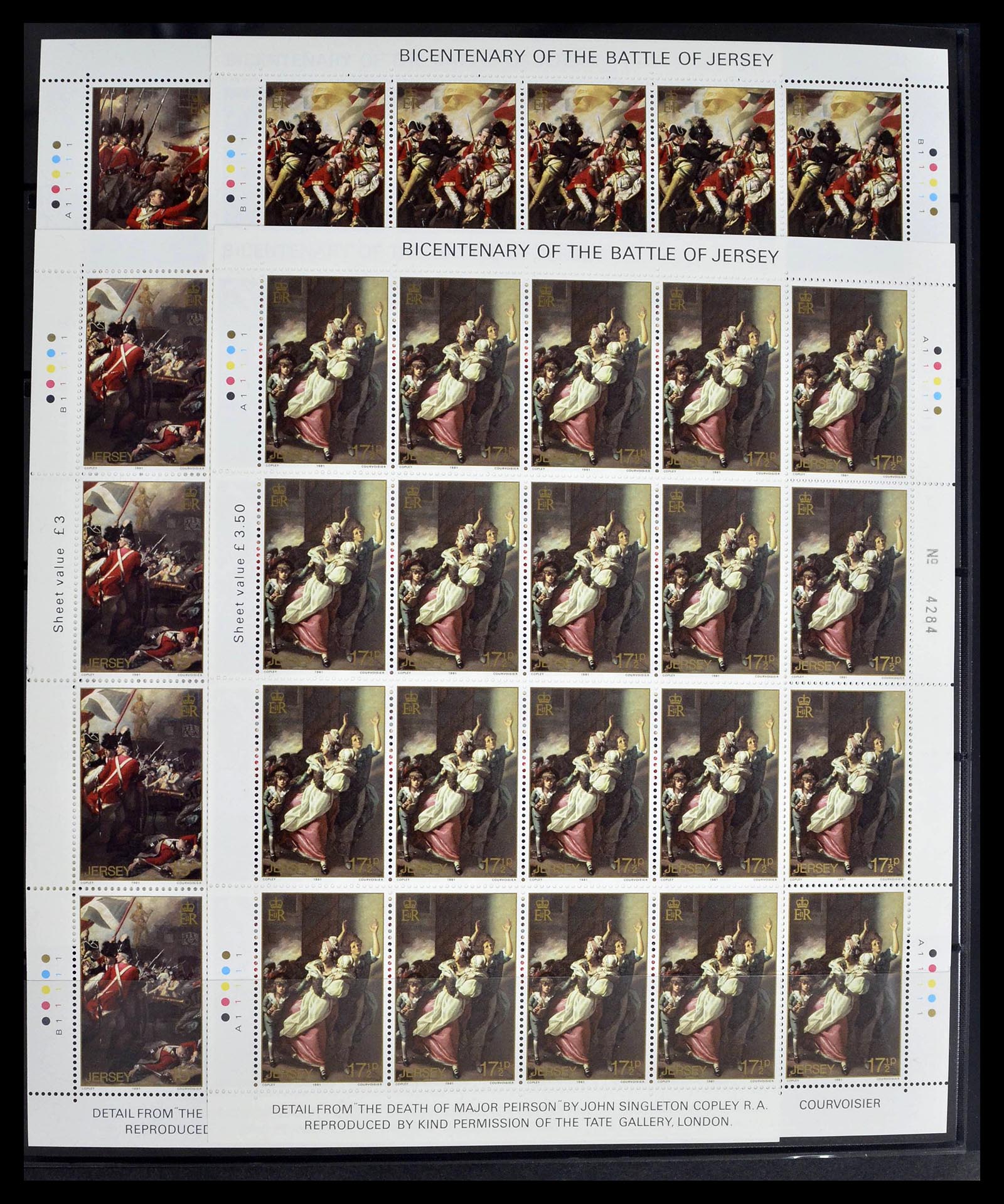 39273 0050 - Postzegelverzameling 39273 Kanaaleilanden 1941-1982.
