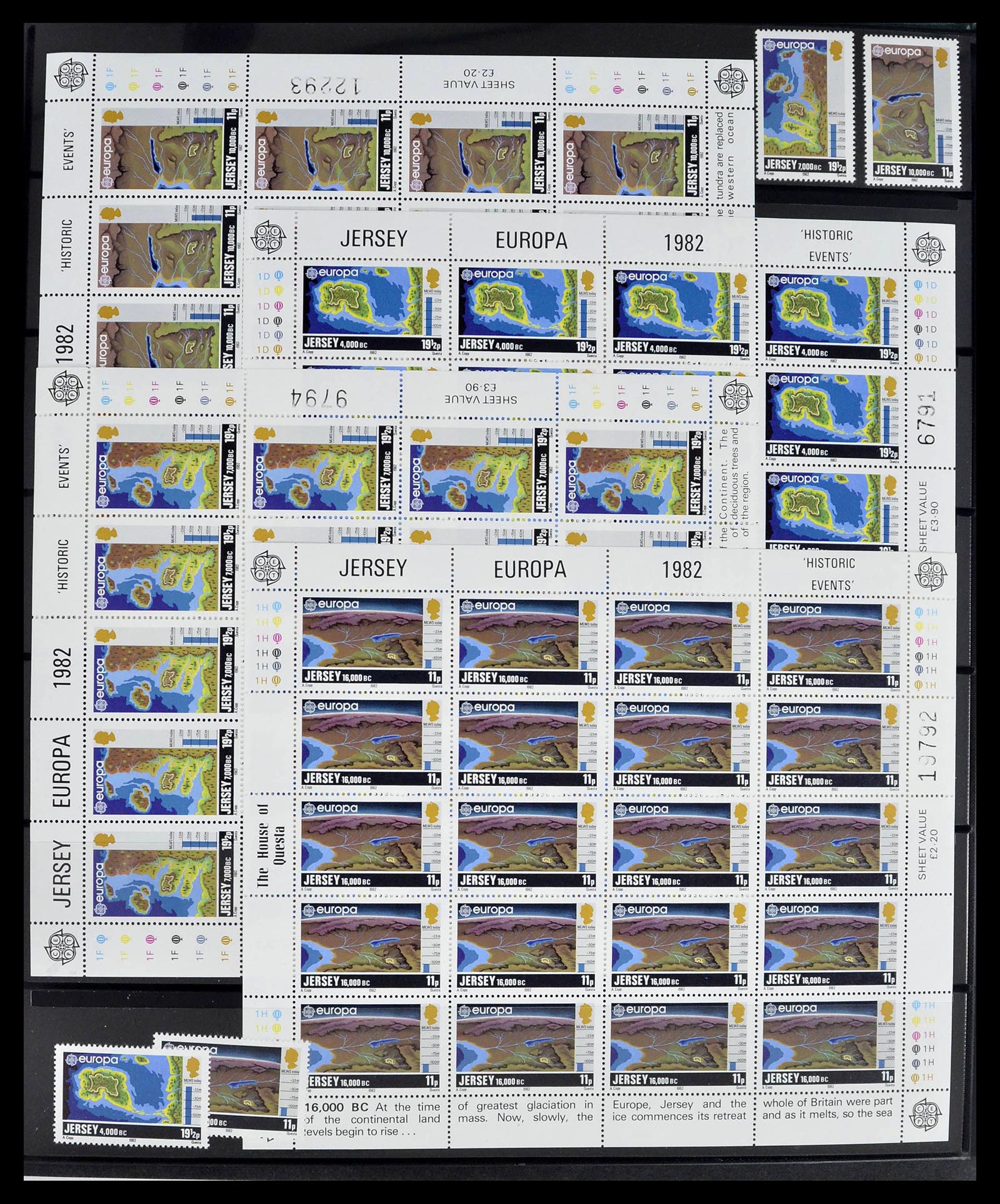 39273 0052 - Postzegelverzameling 39273 Kanaaleilanden 1941-1982.