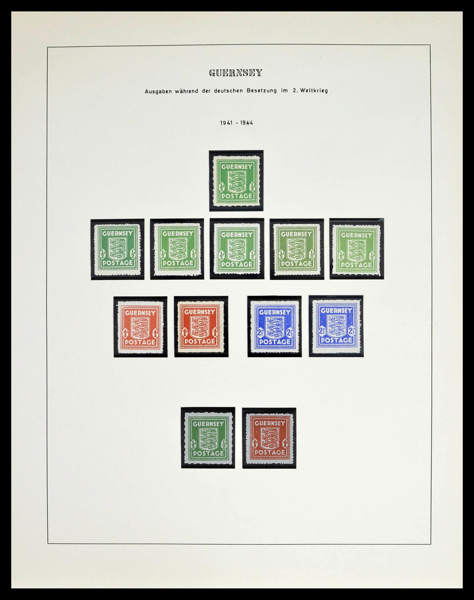 39273 0053 - Stamp collection 39273 Channel Islands 1941-1982.