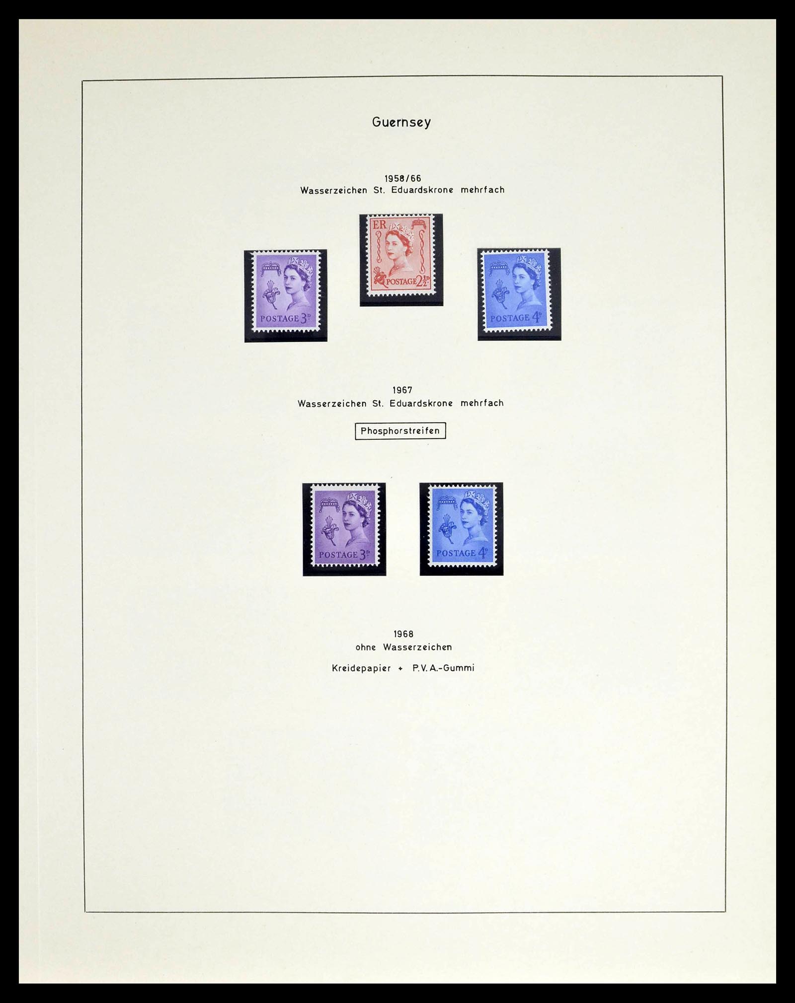 39273 0054 - Postzegelverzameling 39273 Kanaaleilanden 1941-1982.