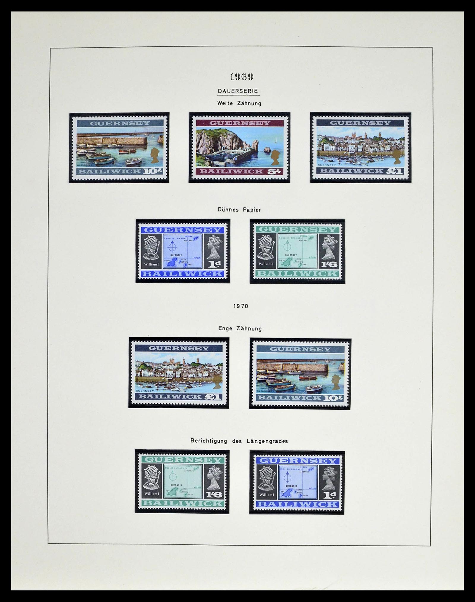 39273 0056 - Stamp collection 39273 Channel Islands 1941-1982.