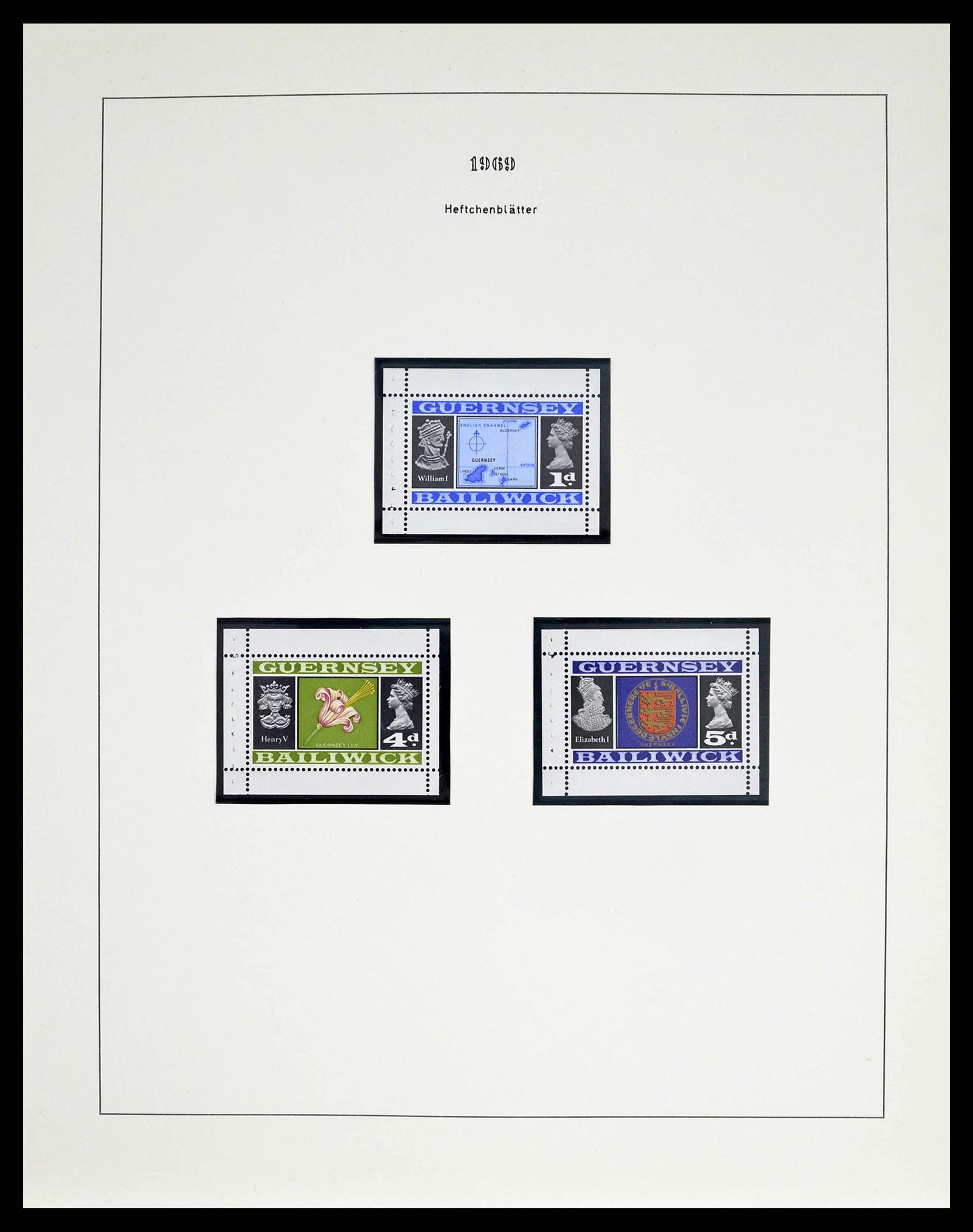 39273 0057 - Postzegelverzameling 39273 Kanaaleilanden 1941-1982.