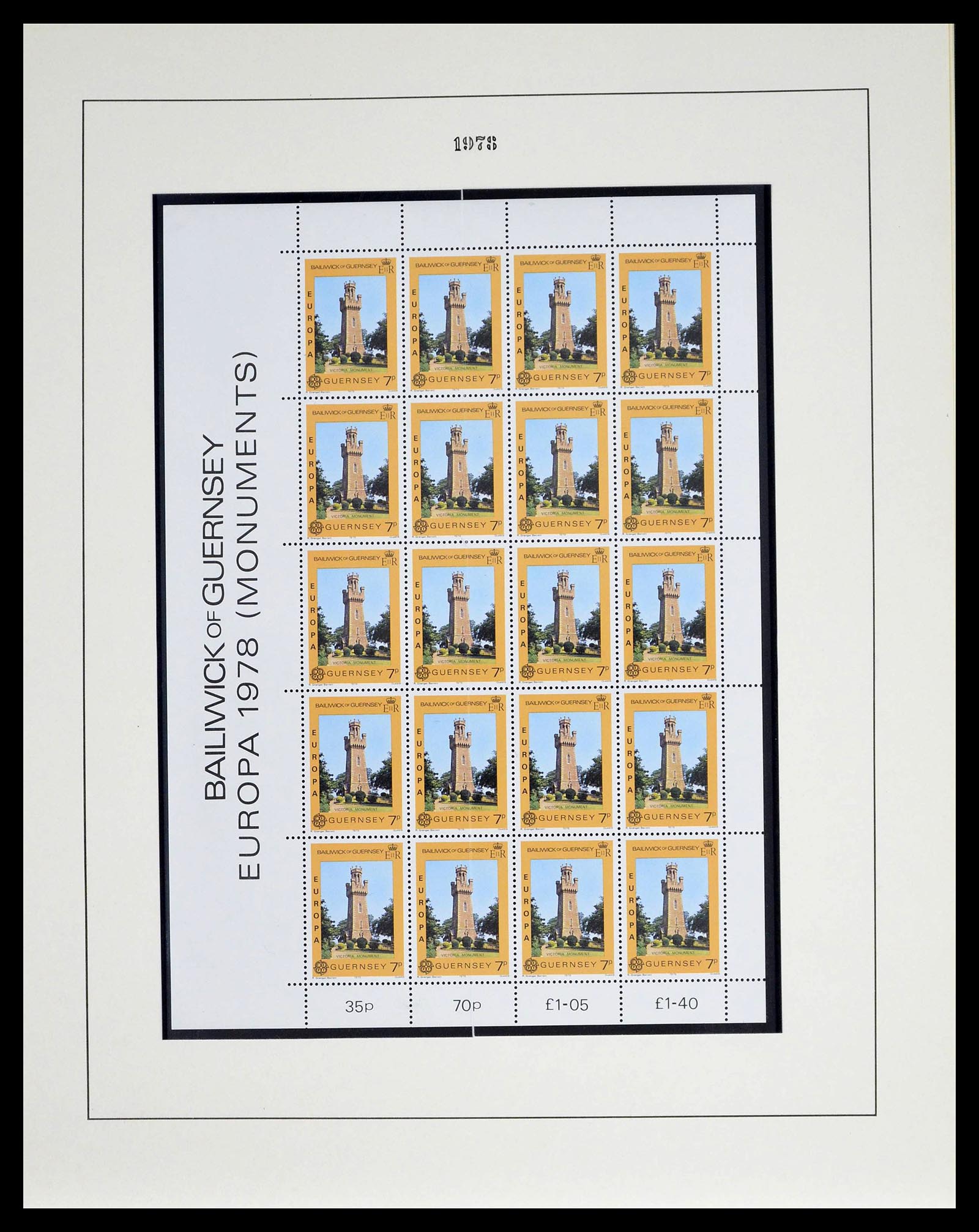 39273 0089 - Postzegelverzameling 39273 Kanaaleilanden 1941-1982.