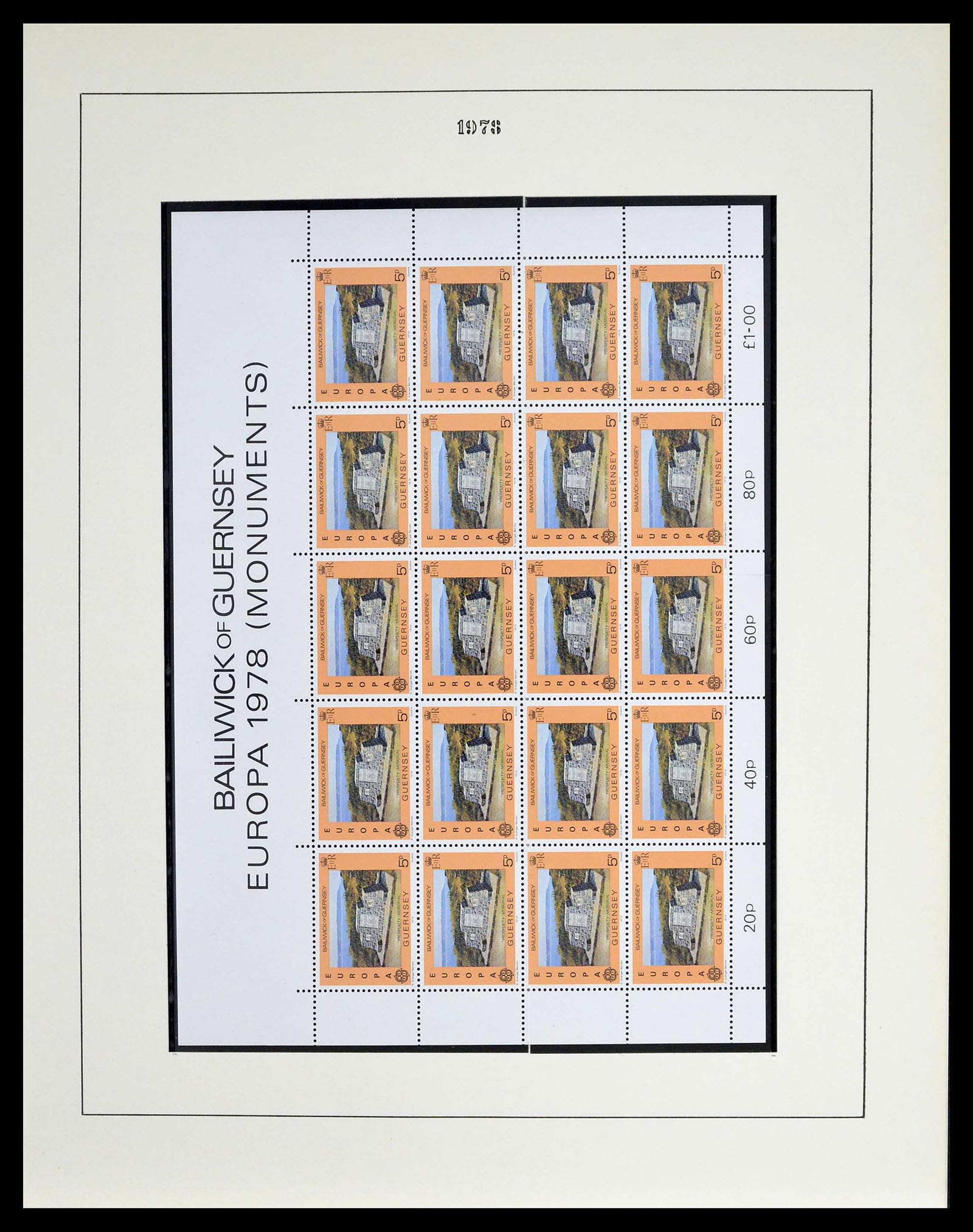 39273 0090 - Postzegelverzameling 39273 Kanaaleilanden 1941-1982.