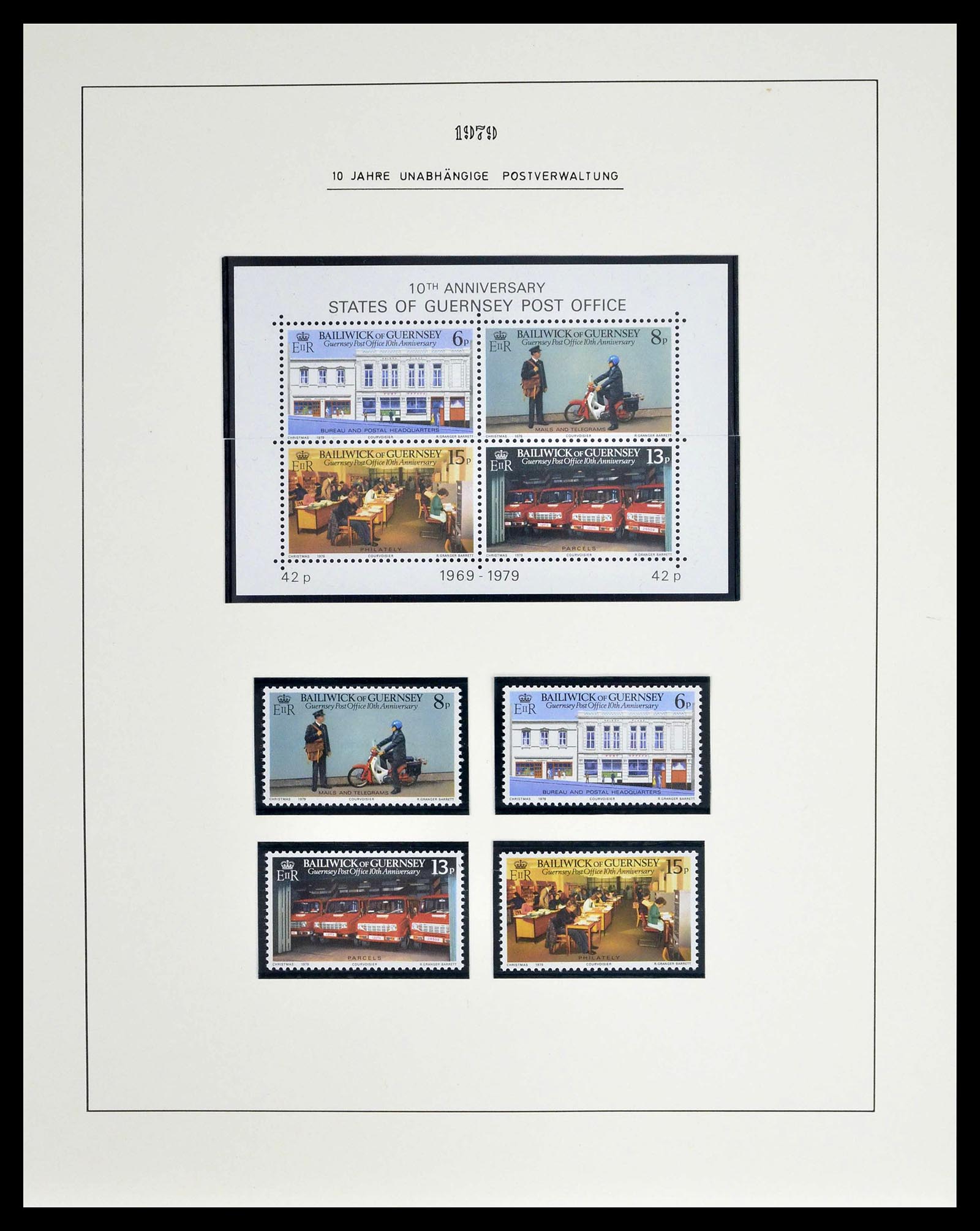 39273 0093 - Postzegelverzameling 39273 Kanaaleilanden 1941-1982.