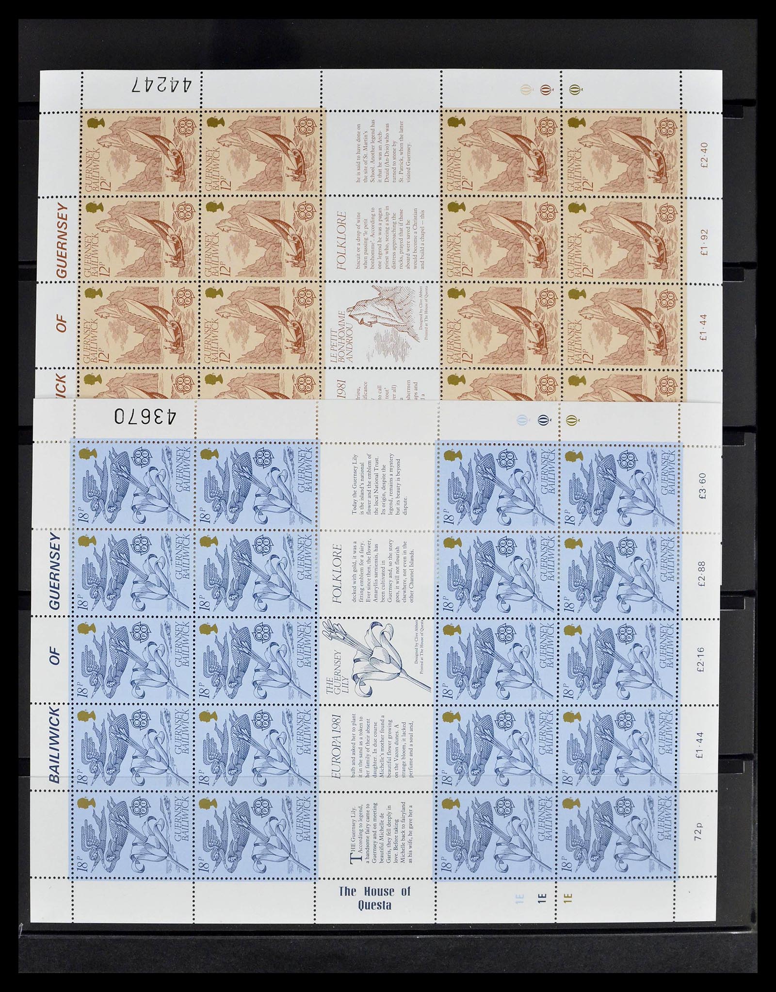 39273 0099 - Postzegelverzameling 39273 Kanaaleilanden 1941-1982.
