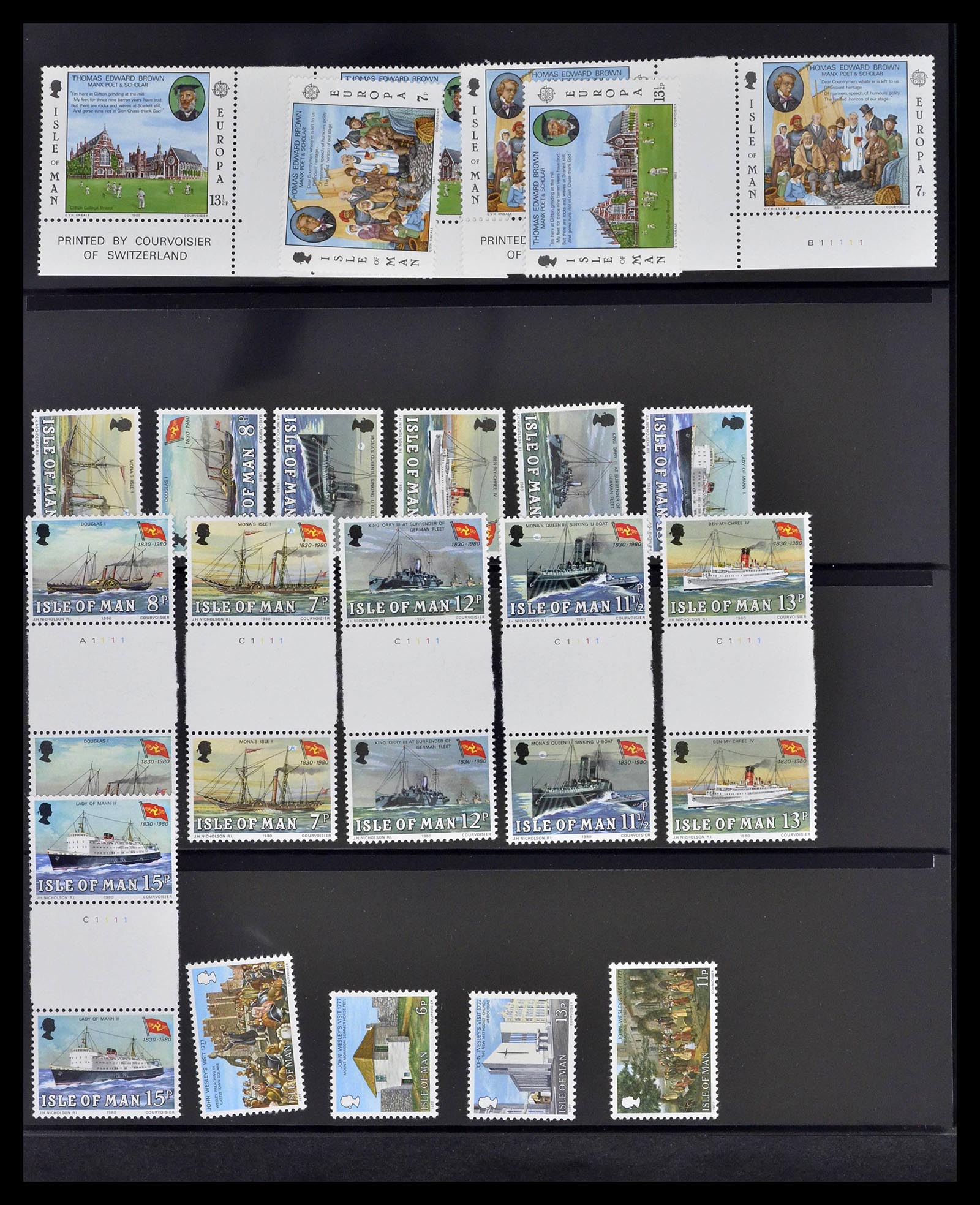 39273 0142 - Postzegelverzameling 39273 Kanaaleilanden 1941-1982.