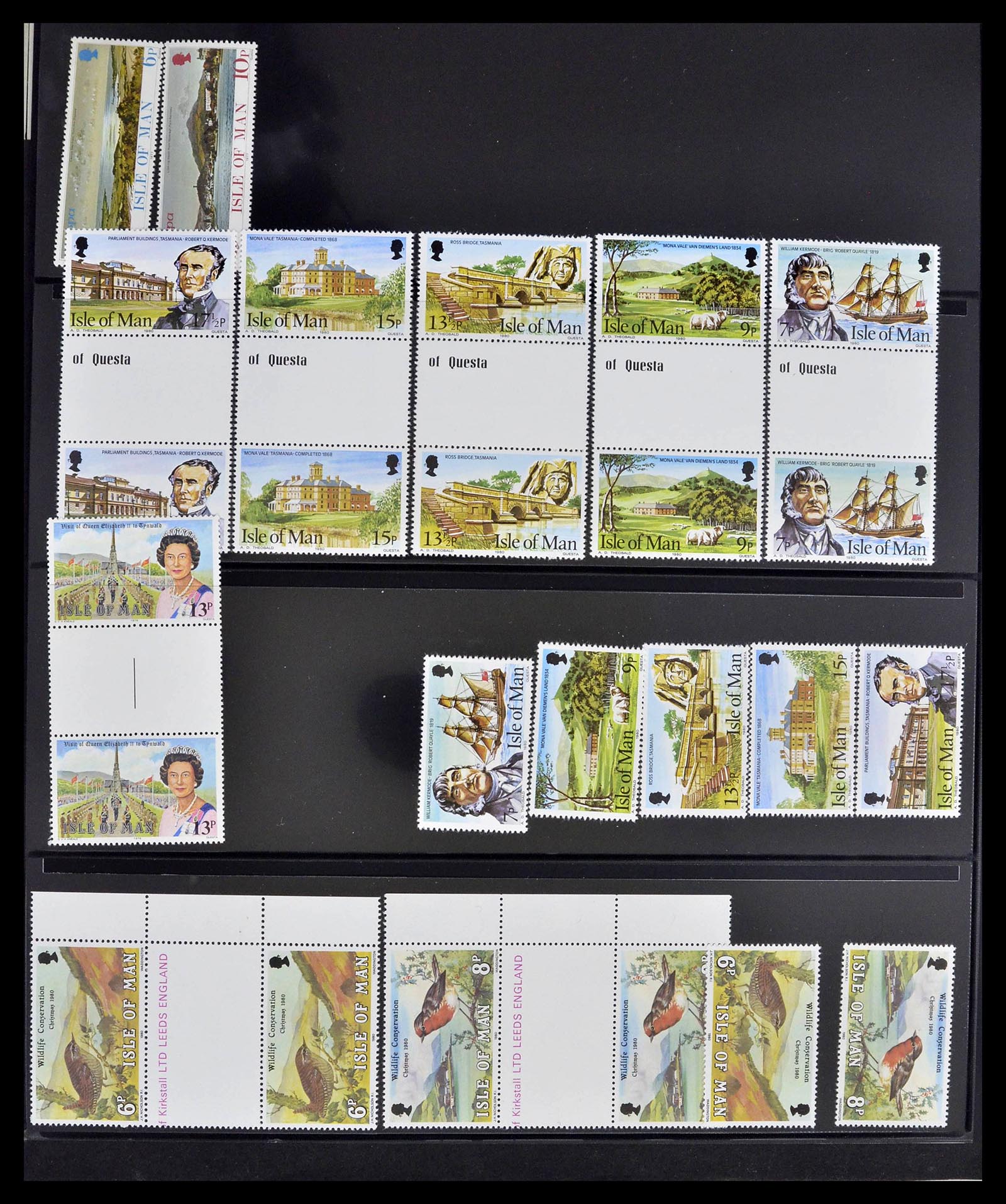 39273 0143 - Postzegelverzameling 39273 Kanaaleilanden 1941-1982.