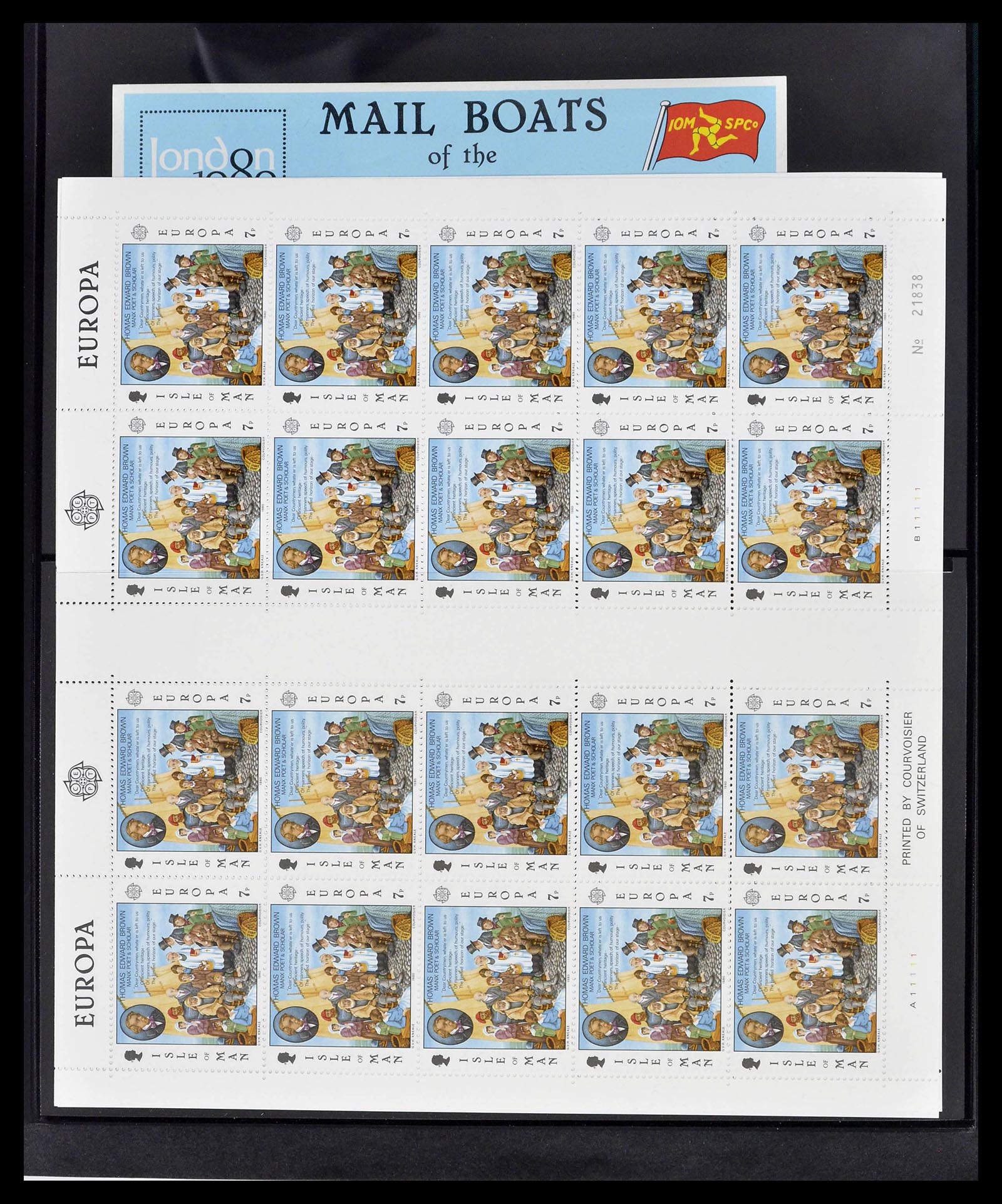39273 0144 - Postzegelverzameling 39273 Kanaaleilanden 1941-1982.