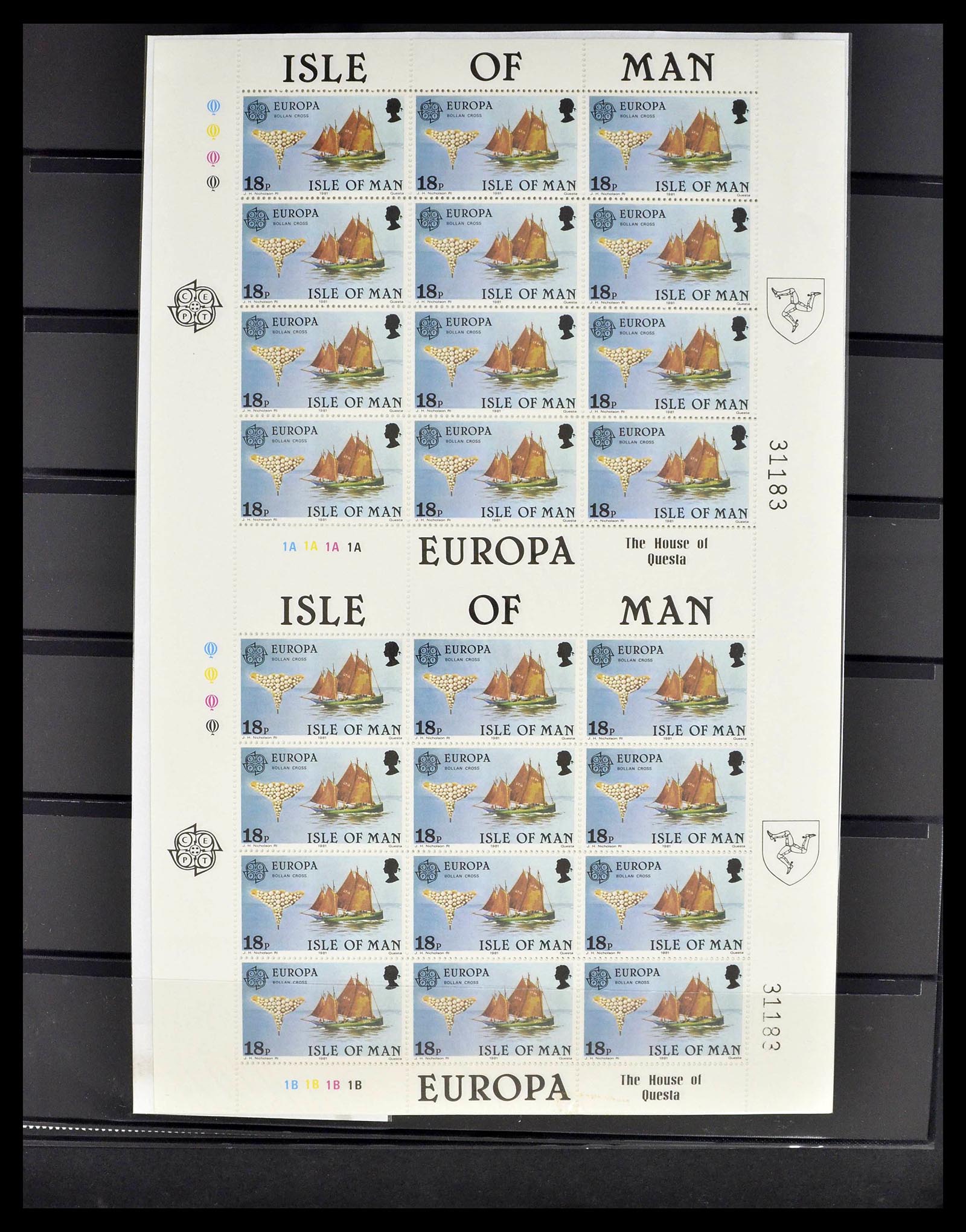 39273 0151 - Stamp collection 39273 Channel Islands 1941-1982.