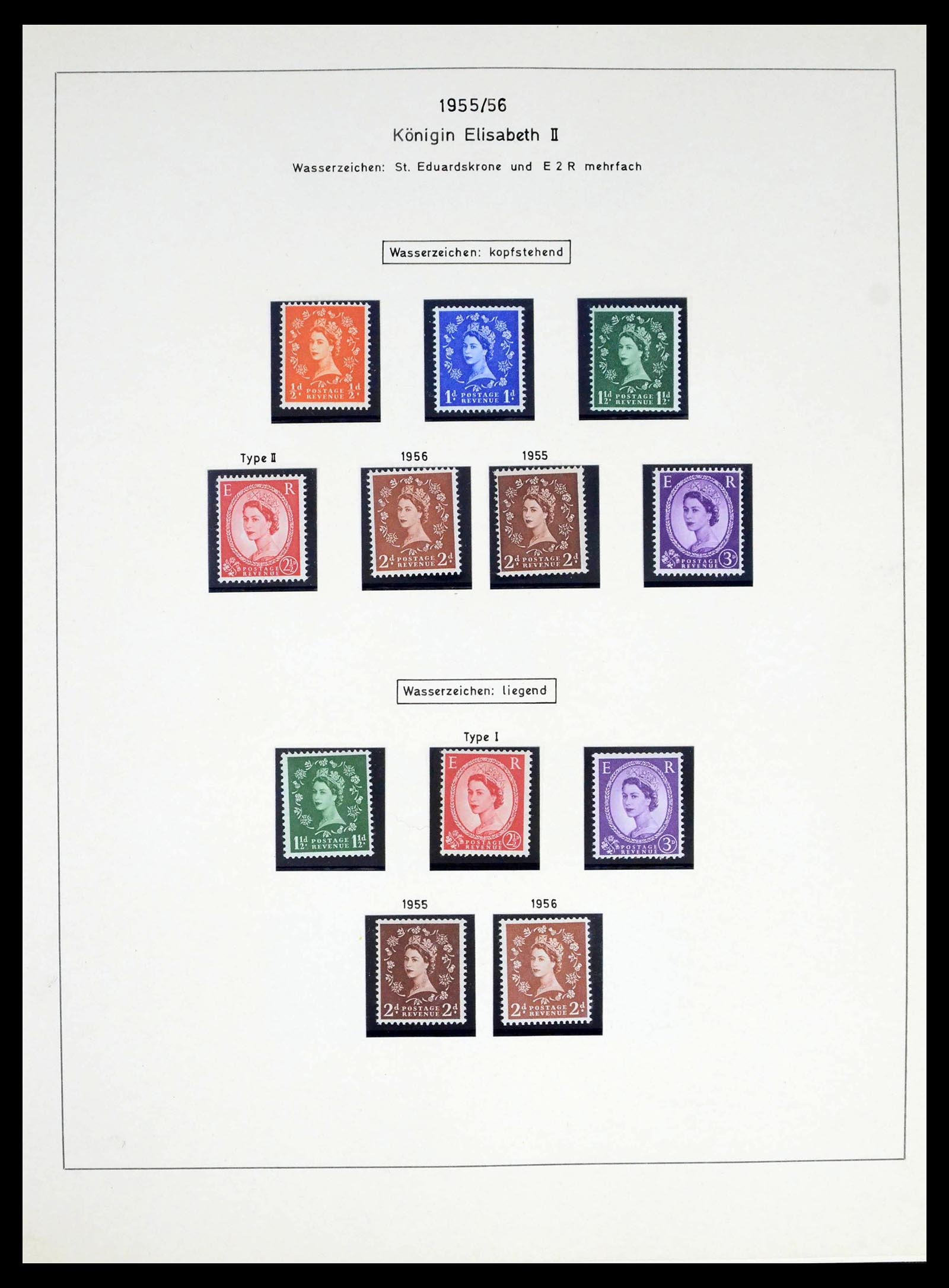 39274 0005 - Postzegelverzameling 39274 Engeland 1952-1992.