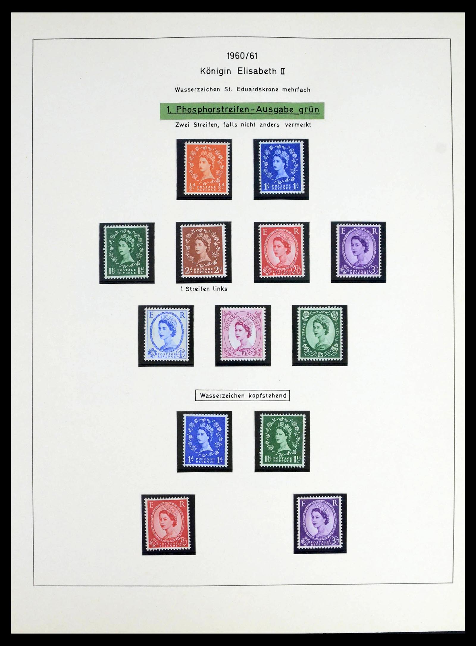 39274 0013 - Postzegelverzameling 39274 Engeland 1952-1992.