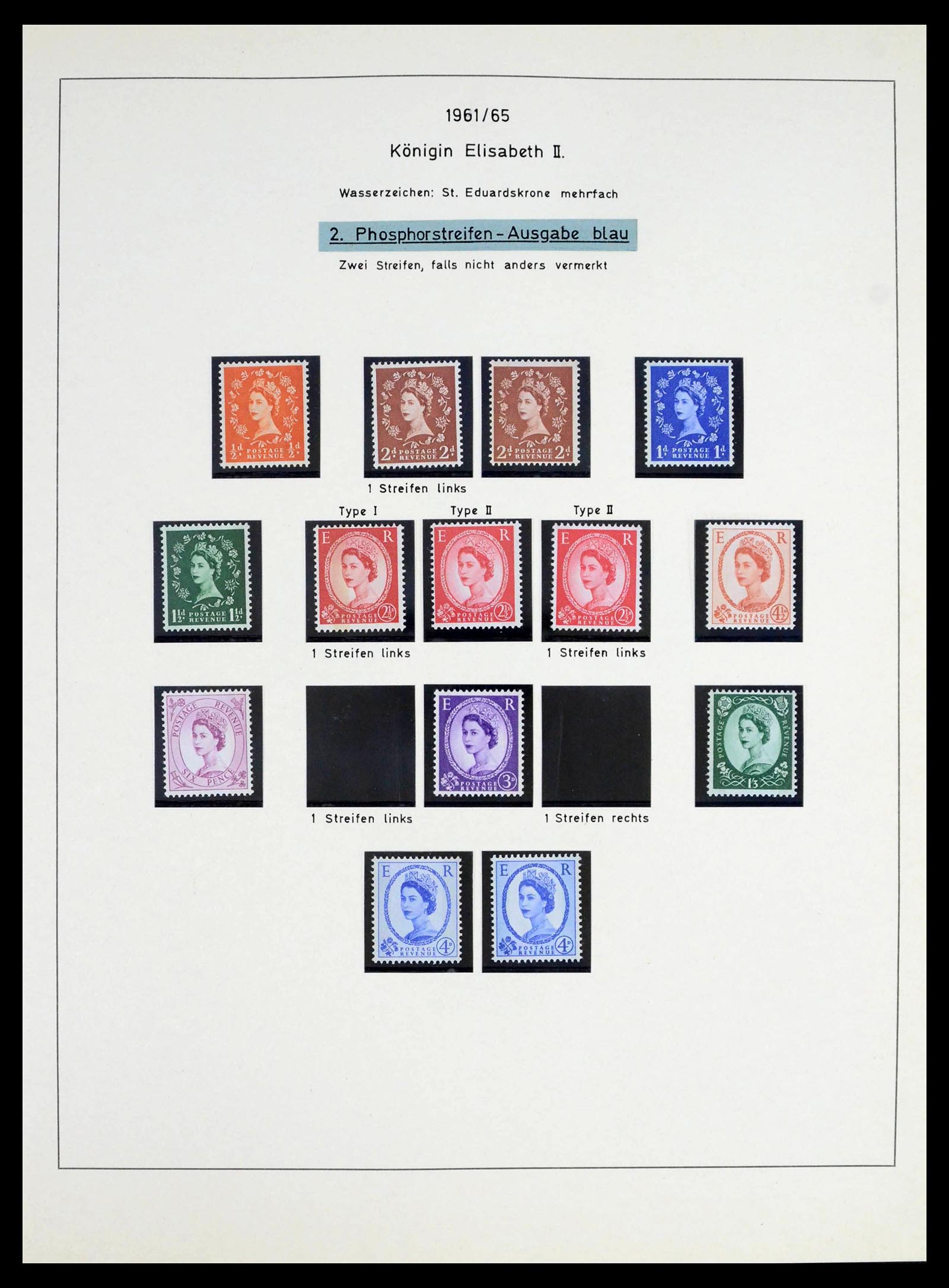 39274 0014 - Postzegelverzameling 39274 Engeland 1952-1992.